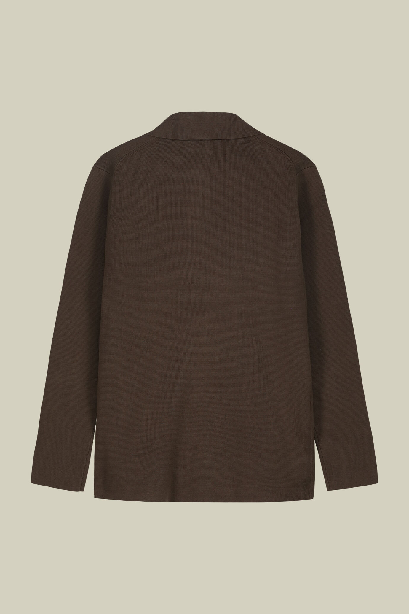 Cardigan homme avec poches plaquées, 100% coton point de Milan image number 5