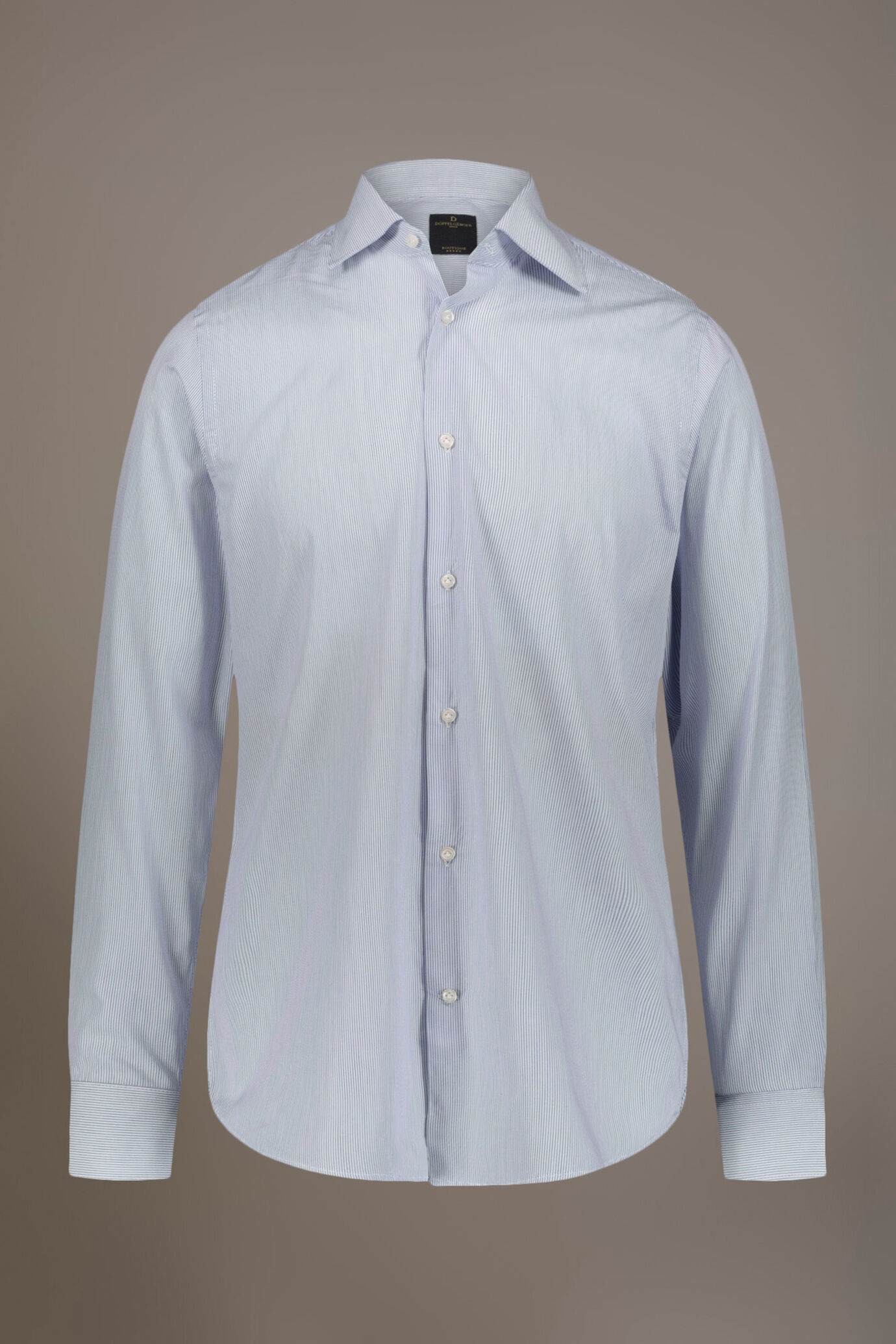 Camicia da uomo stampa floreale Liberty con collo francese. main image 1