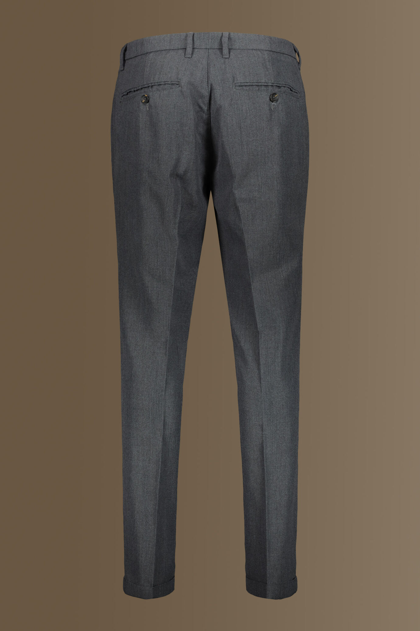 Chino trousers single pinces and turn-ups image number 5
