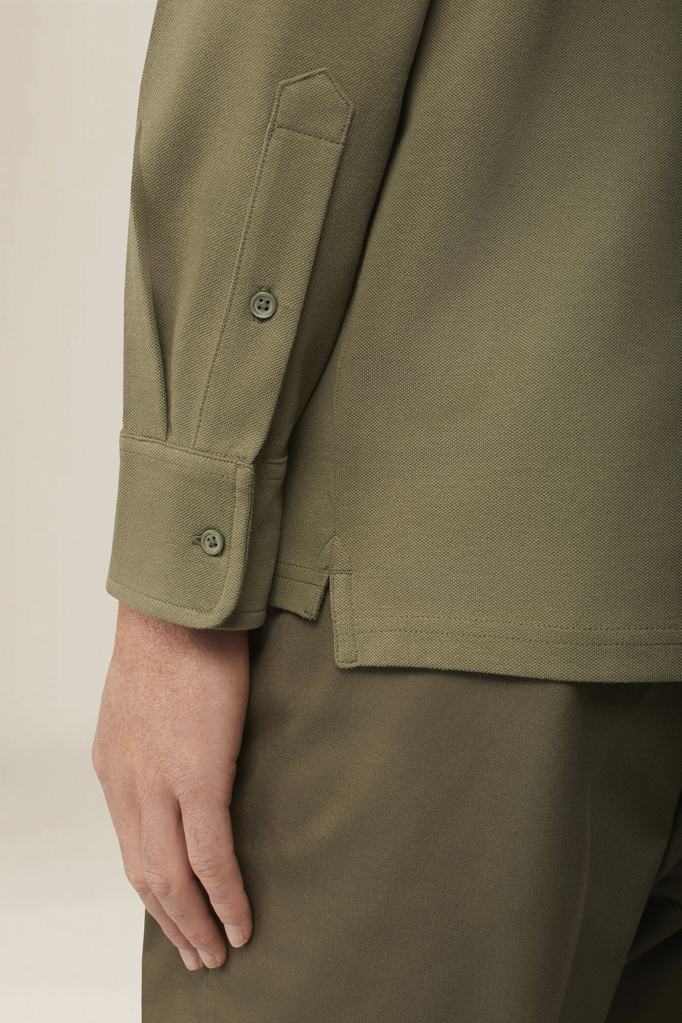 Men's 100% cotton regular fit polo shirt image number 3