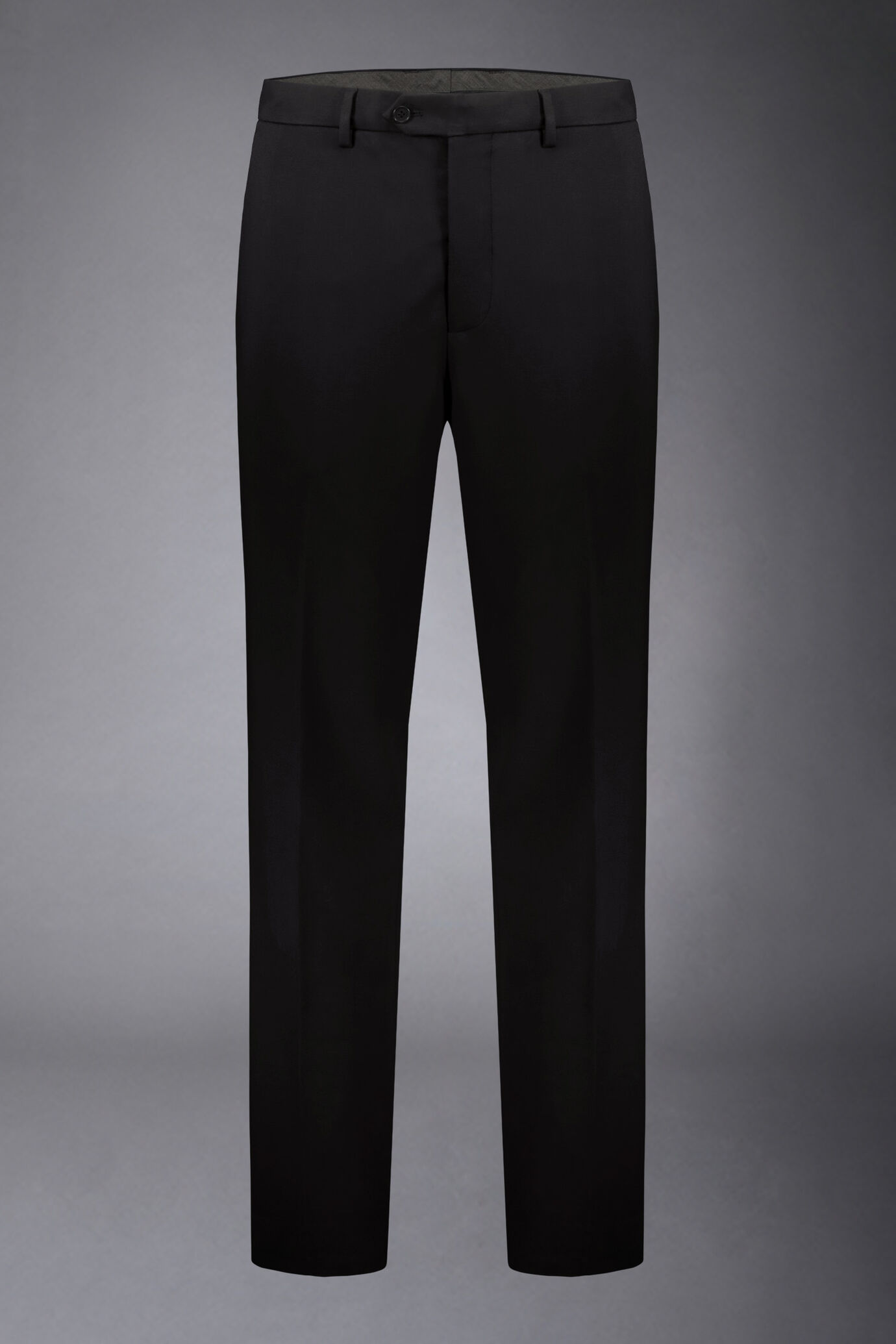 Pantalone uomo in jersey senza pinces regular fit image number 4