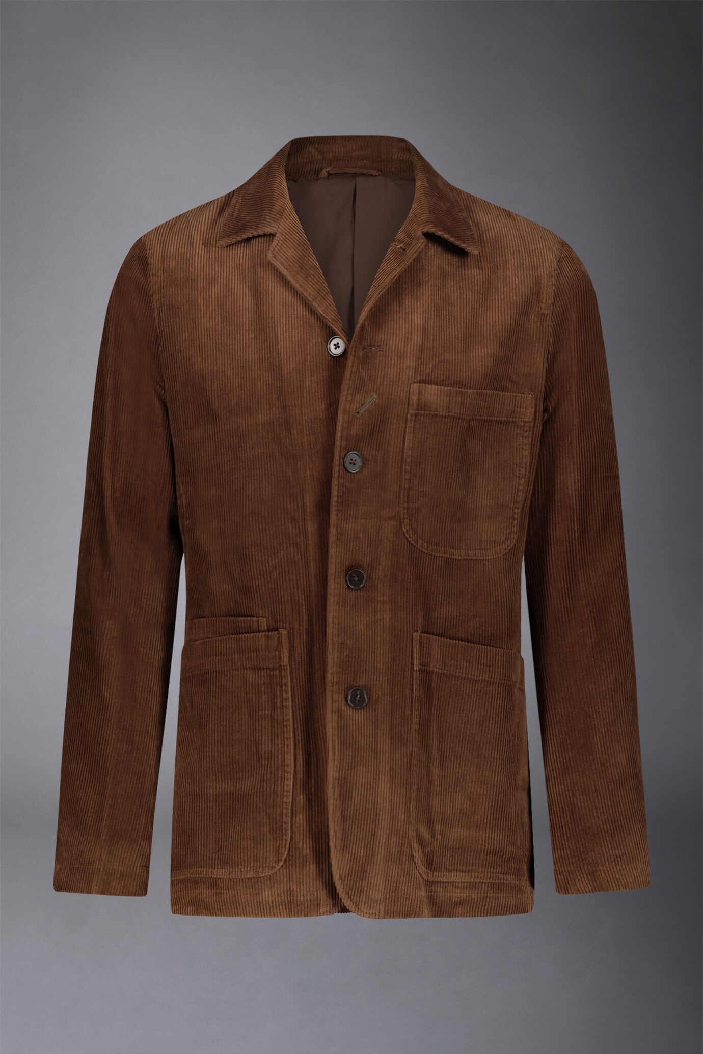 Giacca uomo work tessuto velluto a coste lavato regular fit image number 4