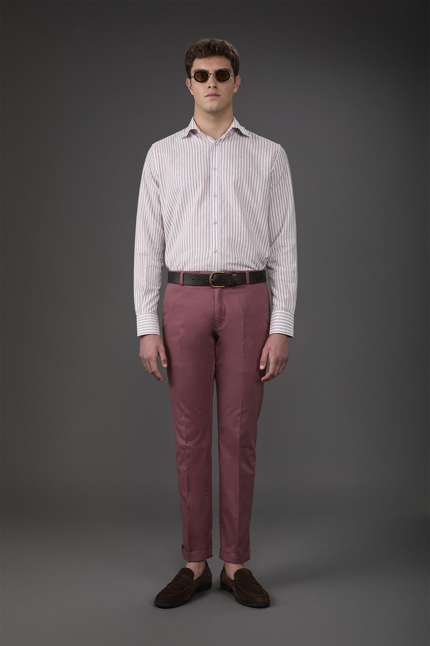 Klassische Chinohose für Männer regular fit