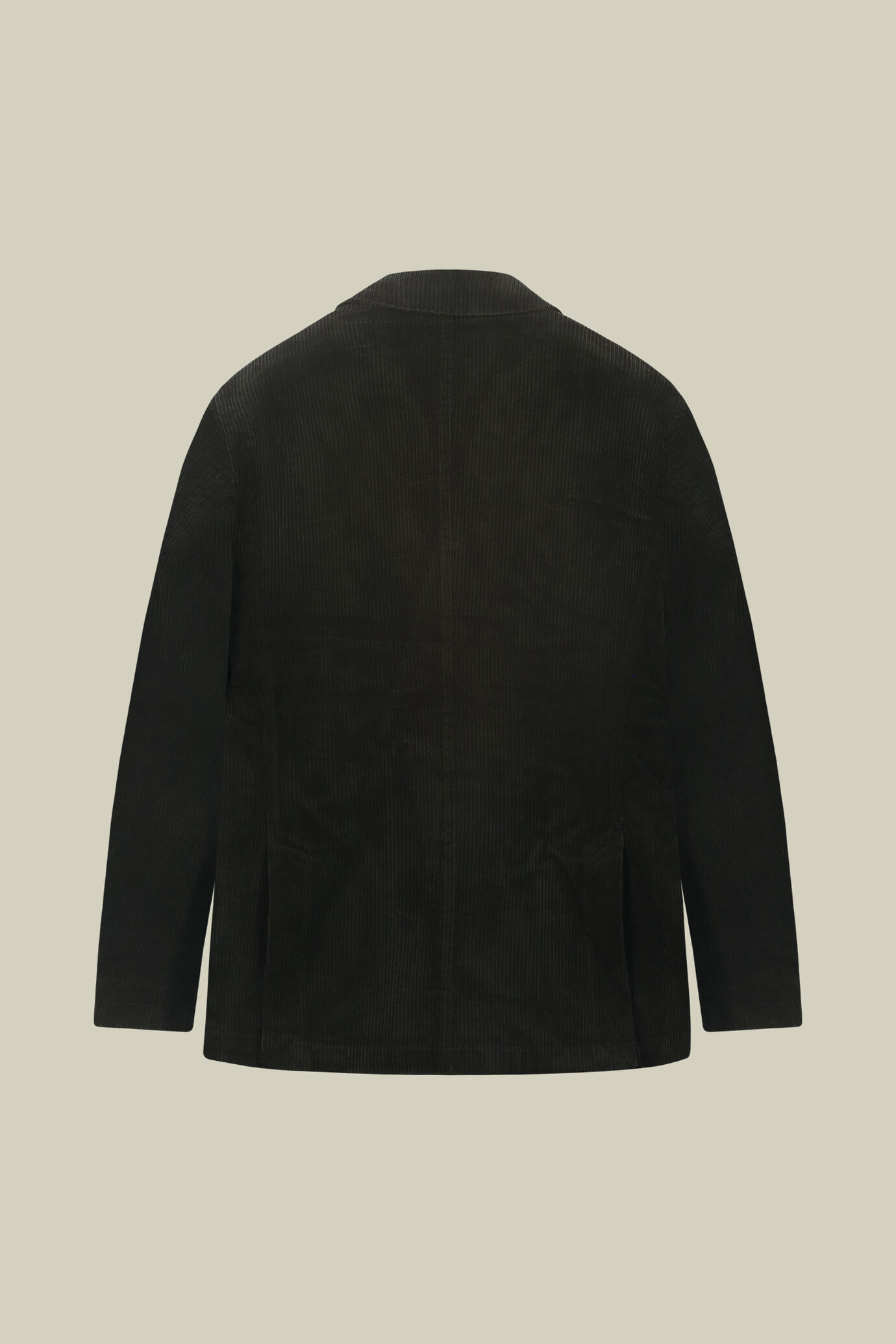 Ungef&uuml;tterte Herren-Zweireihige Jacke aus Kord in Regular-Fit image number 5