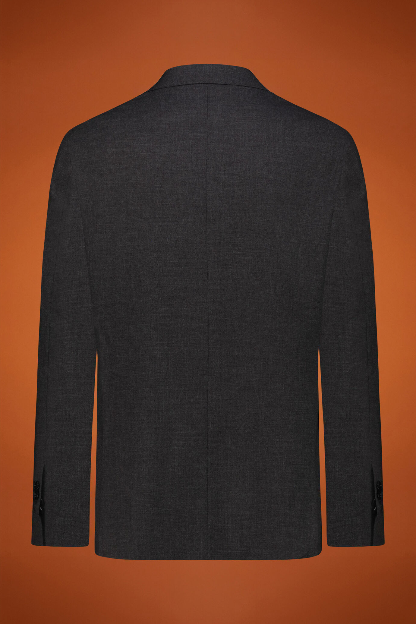 Abito Colorato Monopetto In Lana Vergine - BORDEAUX