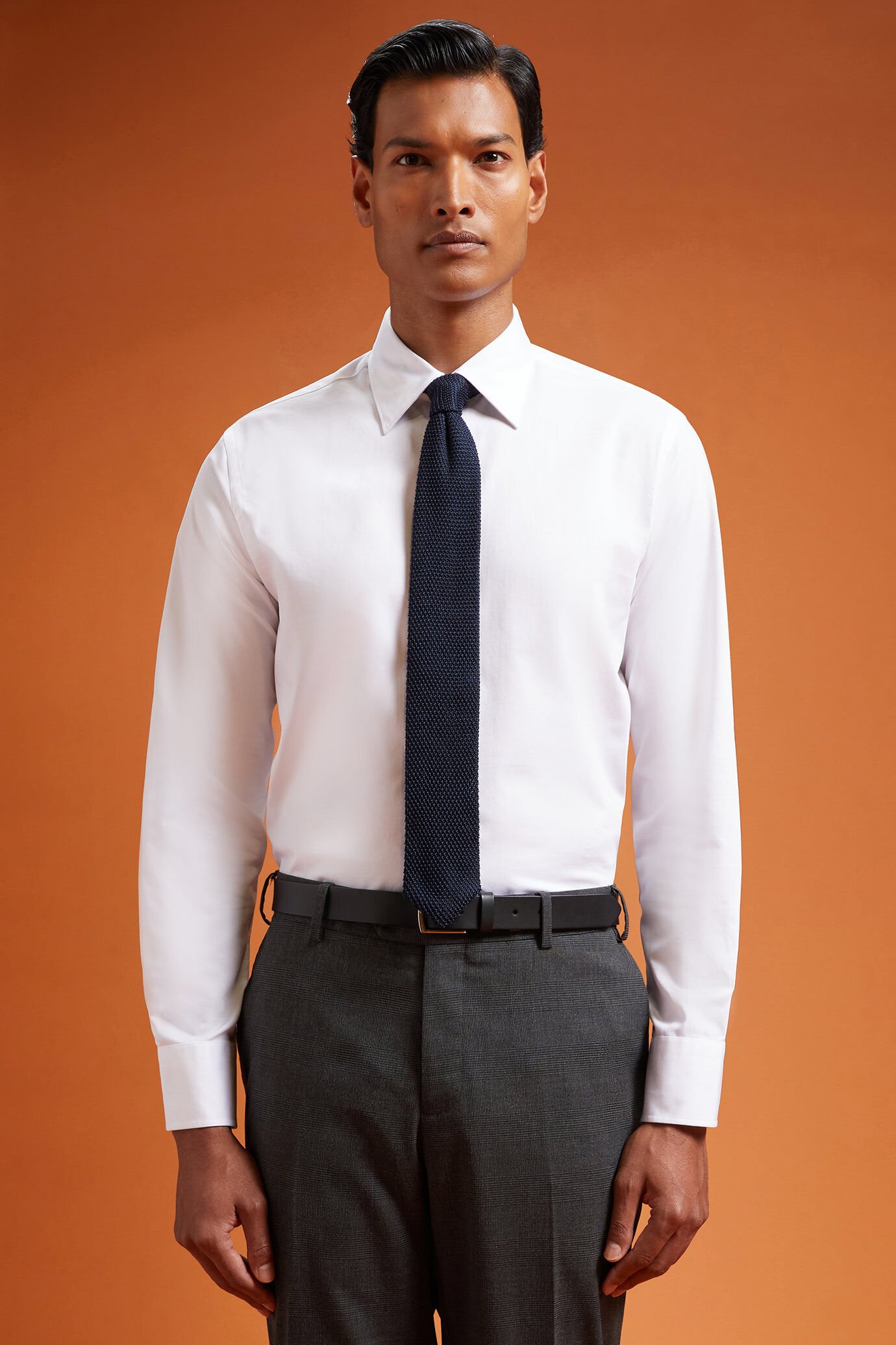 Chemise Homme Chemise Col Froufrou Chemise Coupe Classique Homme