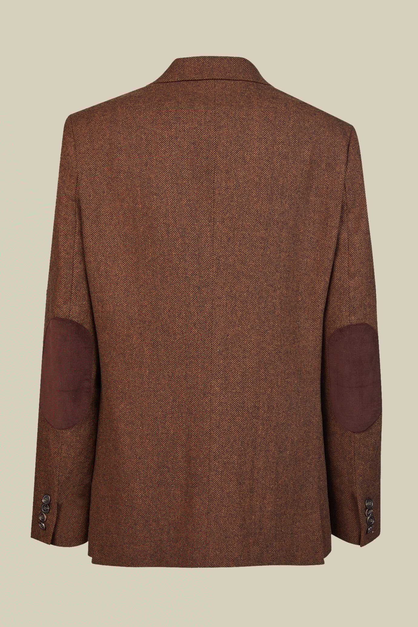 Veste femme à simple boutonnage avec 3 boutons, en tissu à chevrons Wool Blend, coupe classique image number 1