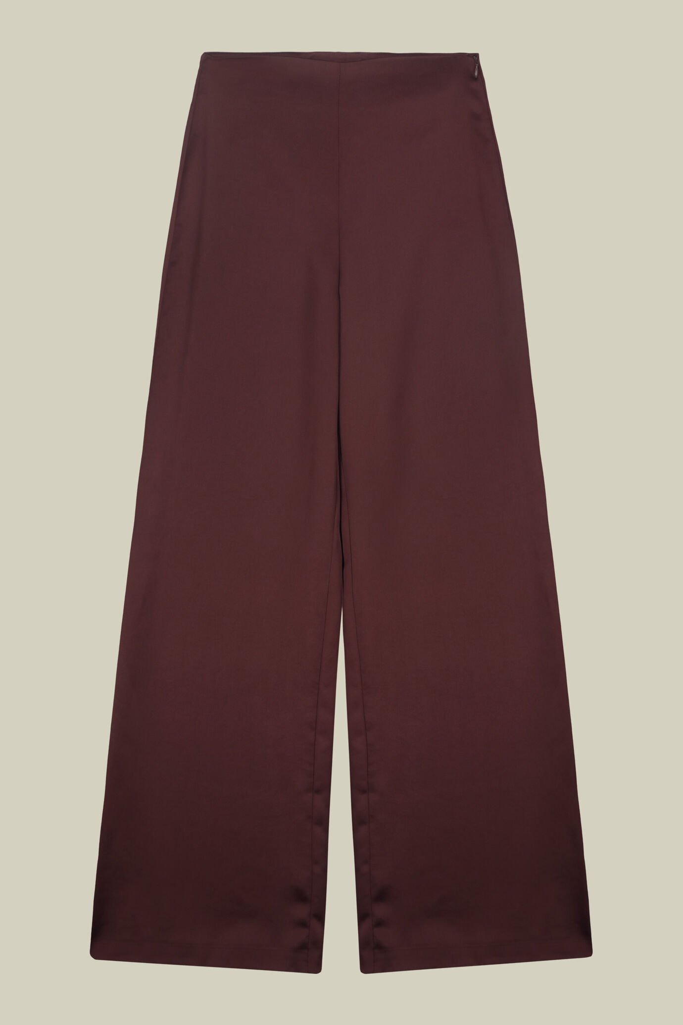 Pantalon palazzo pour femme avec fermeture éclair sur le côté image number 4