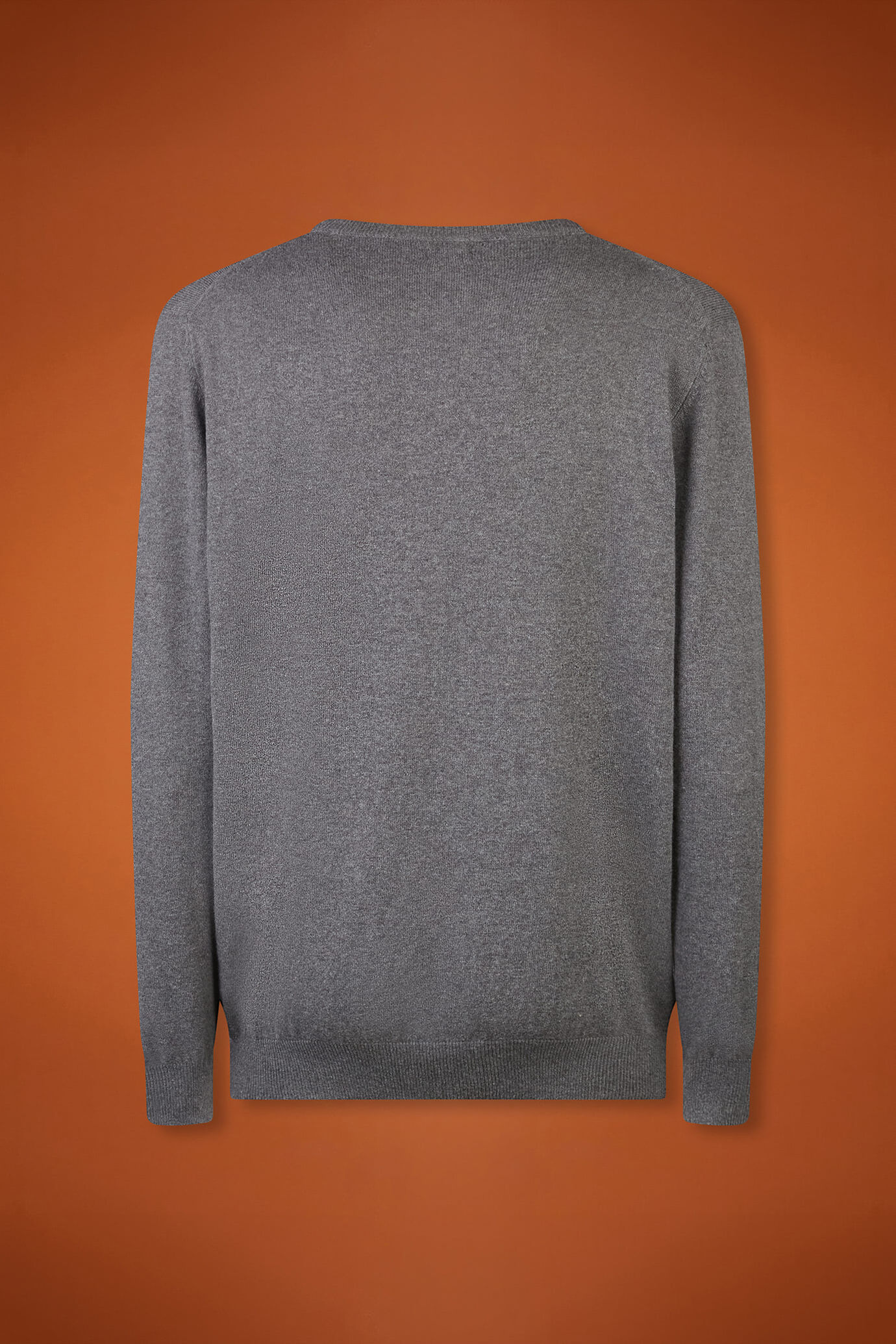 Herren-Pullover mit Rundhalsausschnitt aus Baumwolle in normaler Passform image number 5