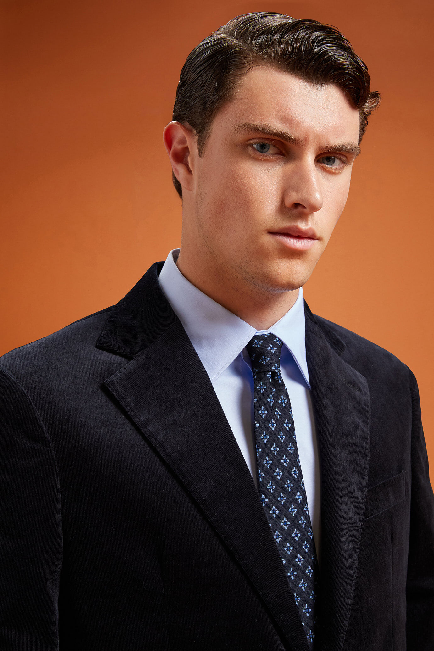 Men's micro patterned tie image number 1
