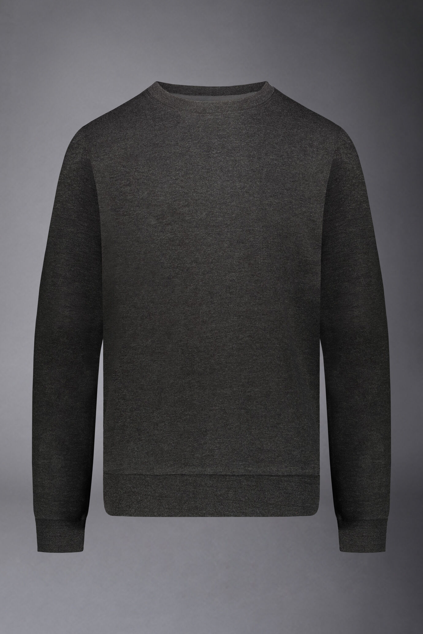 Men's washed cotton blend roundneck sweatshirt image number 3