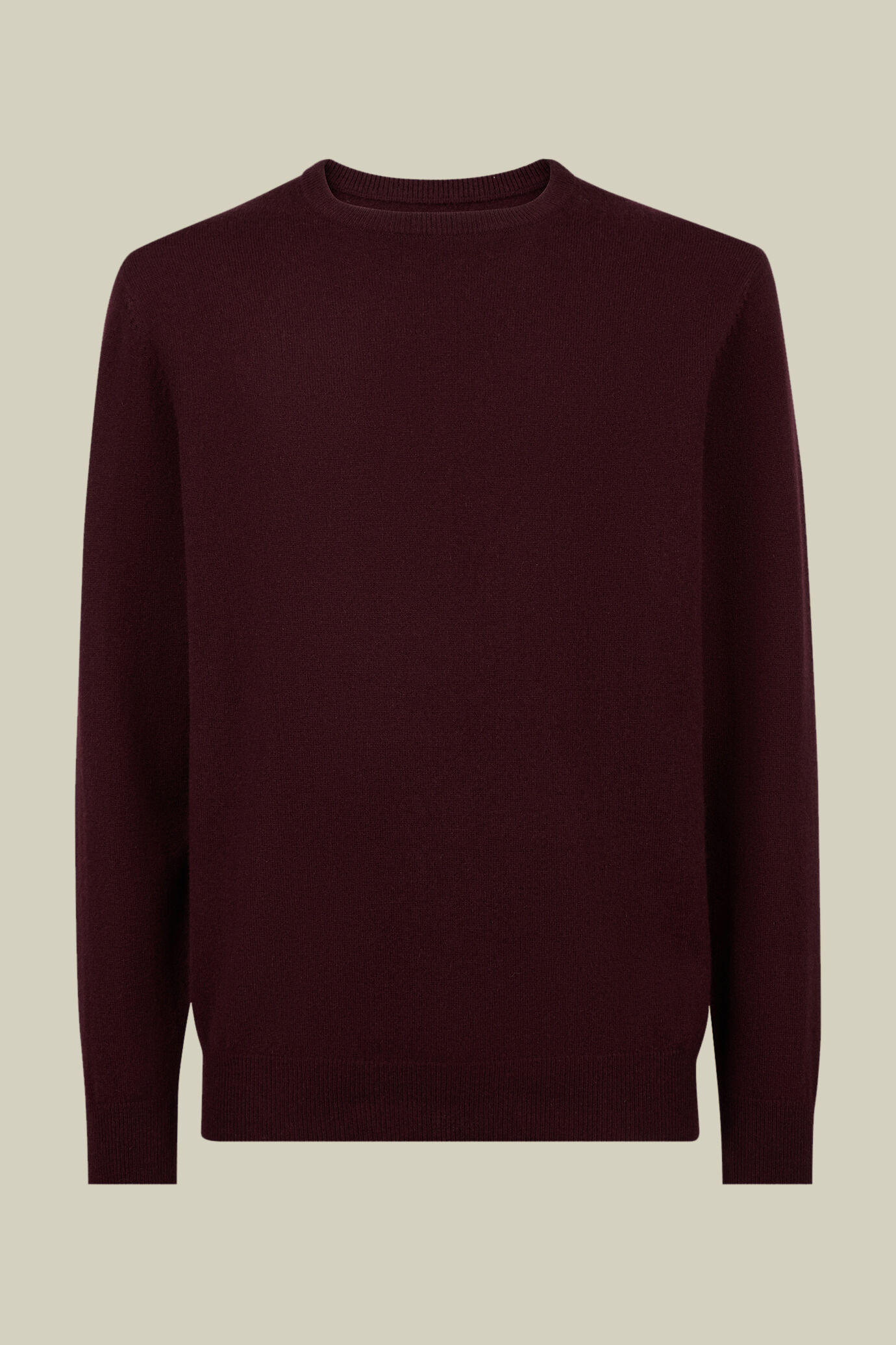 Pull homme à col rond, 100% cachemire, coupe classique image number 0