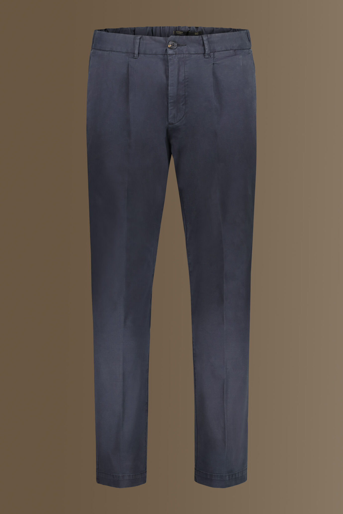 Pantalone uomo con elastico in vita e laccetti image number 5