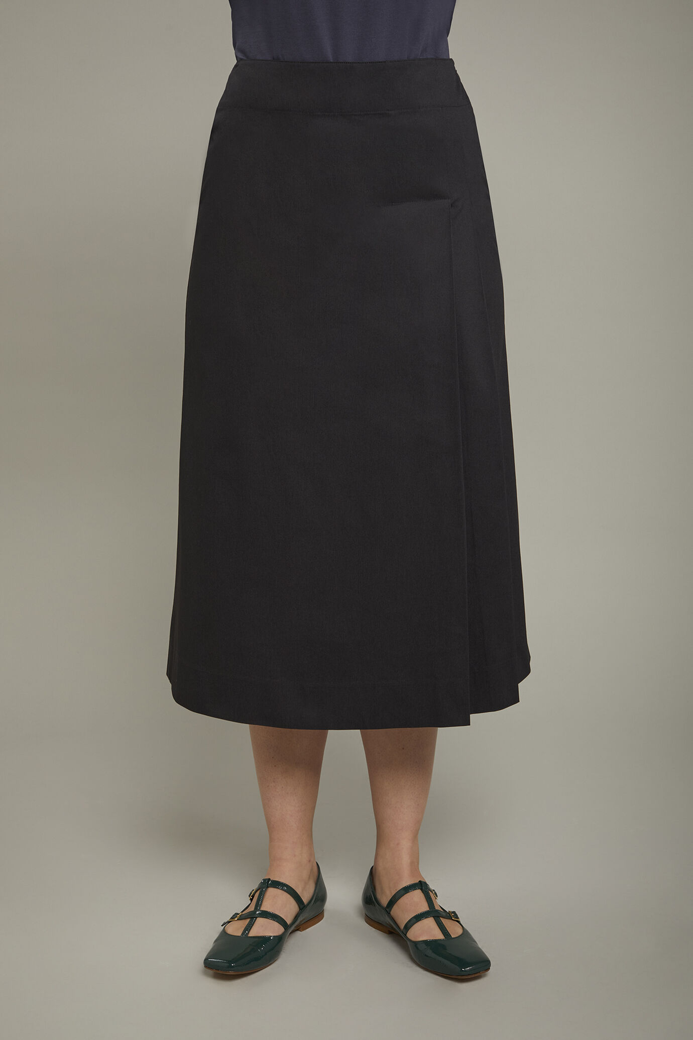 Gonna midi donna 100% cotone regular fit image number 3
