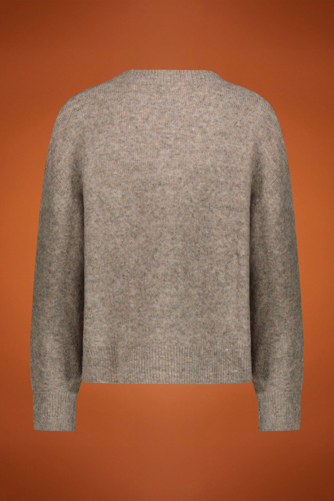 Women's wool-blend crew-neck sweater image number 1
