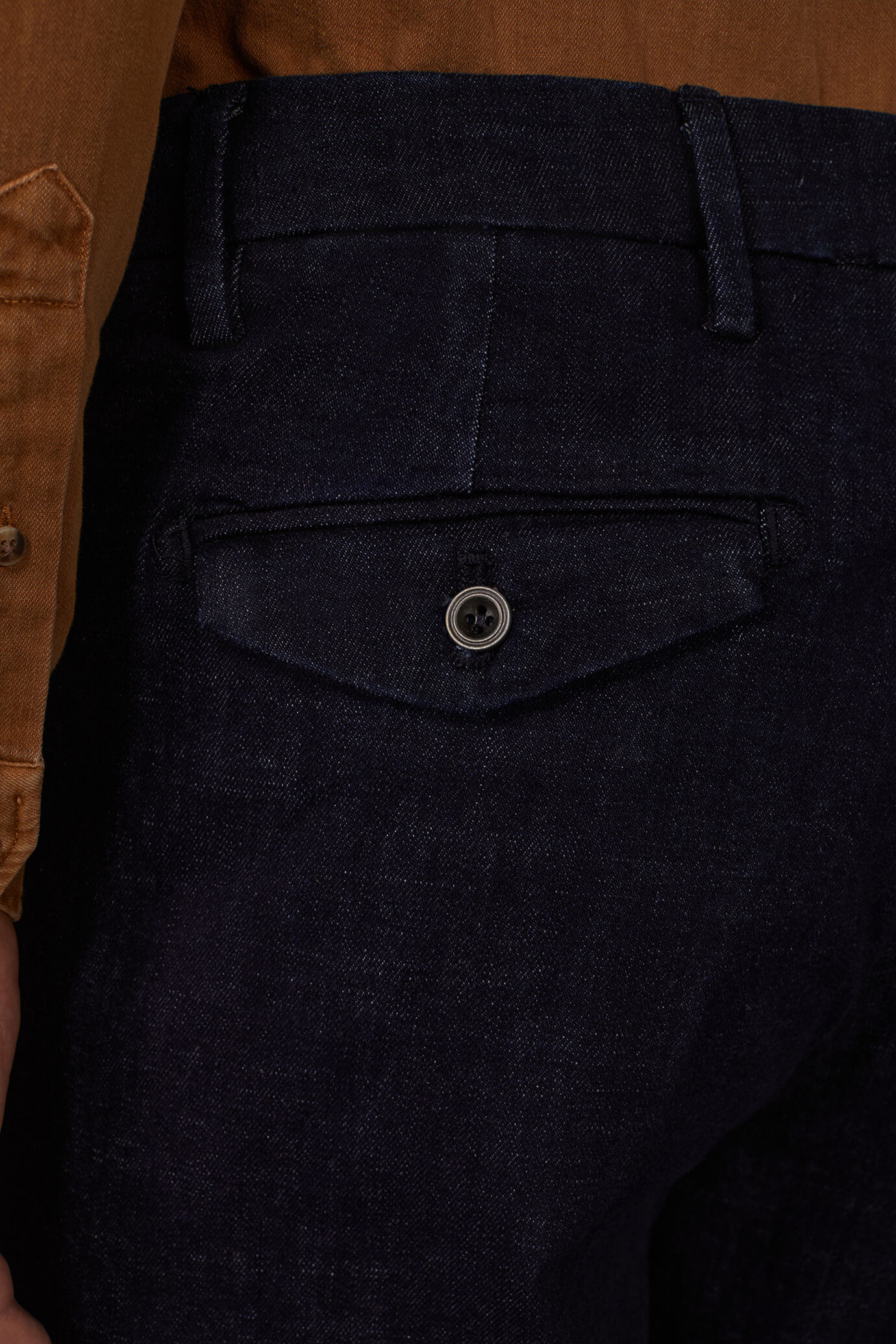 Pantalone uomo in denim regular fit image number 3