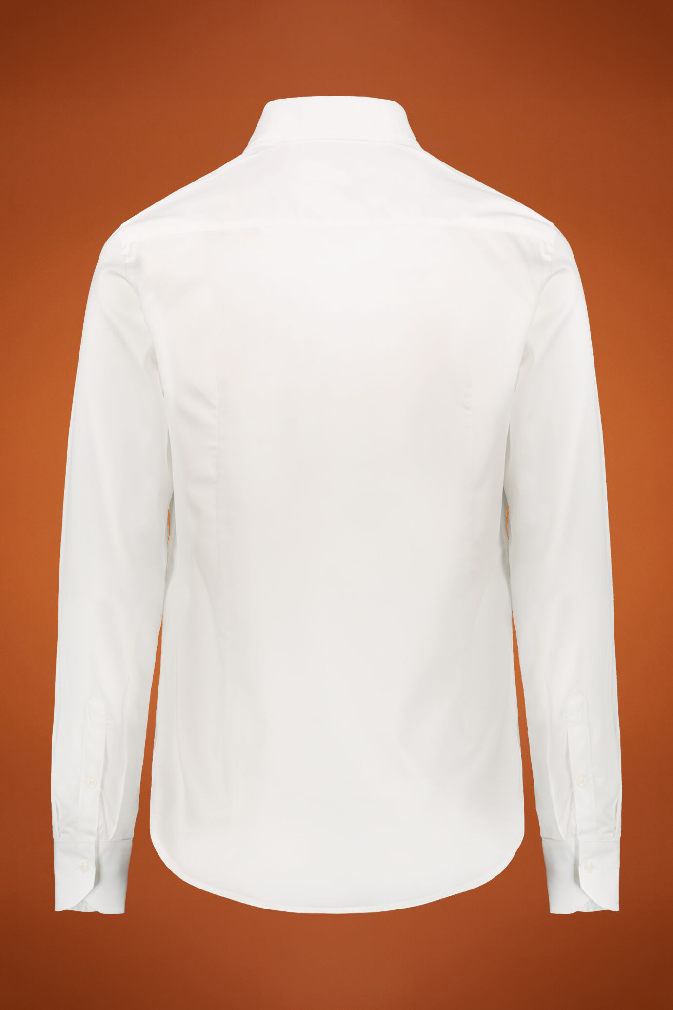 Camicia uomo collo classico 100% cotone tessuto twill tinta unita regular fit image number 1