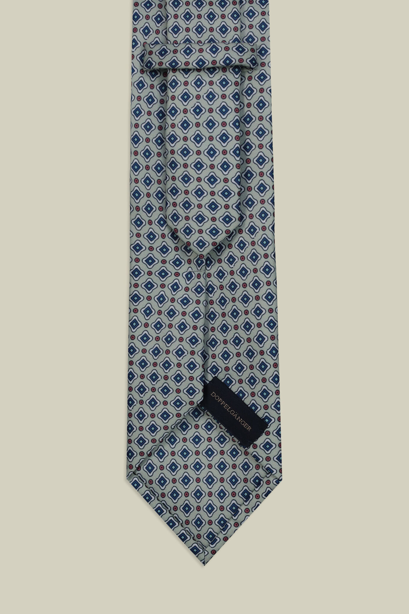 Cravate pour homme &agrave; micro-motif g&eacute;om&eacute;trique image number 2