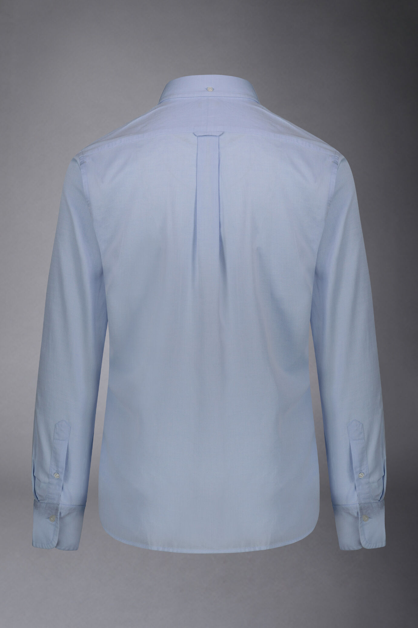 Klassisch gewaschenes Button-Down-Hemd mit bequemer Passform und Dobby-Stof image number 5