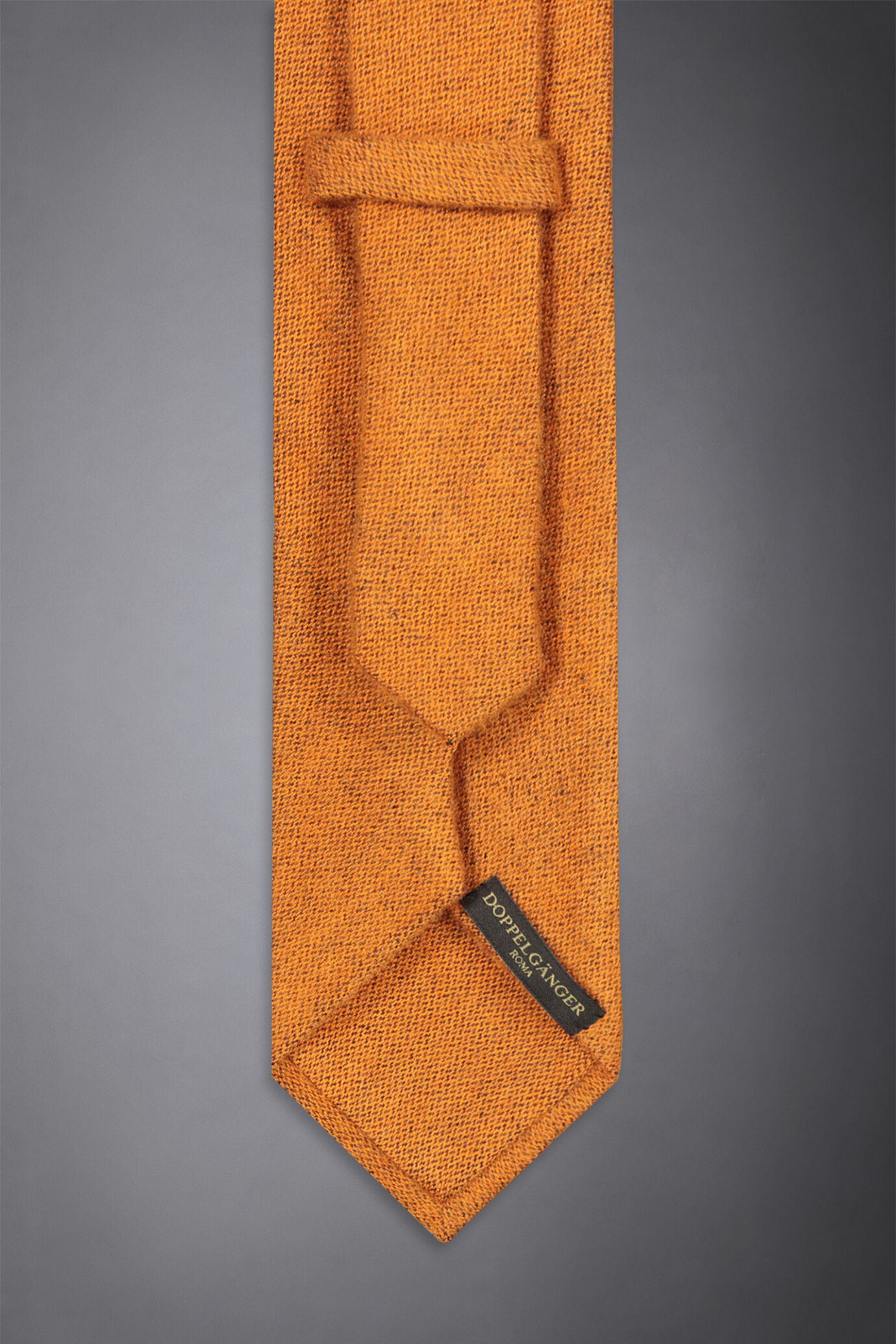 Men's solid color wool blend tie image number 1