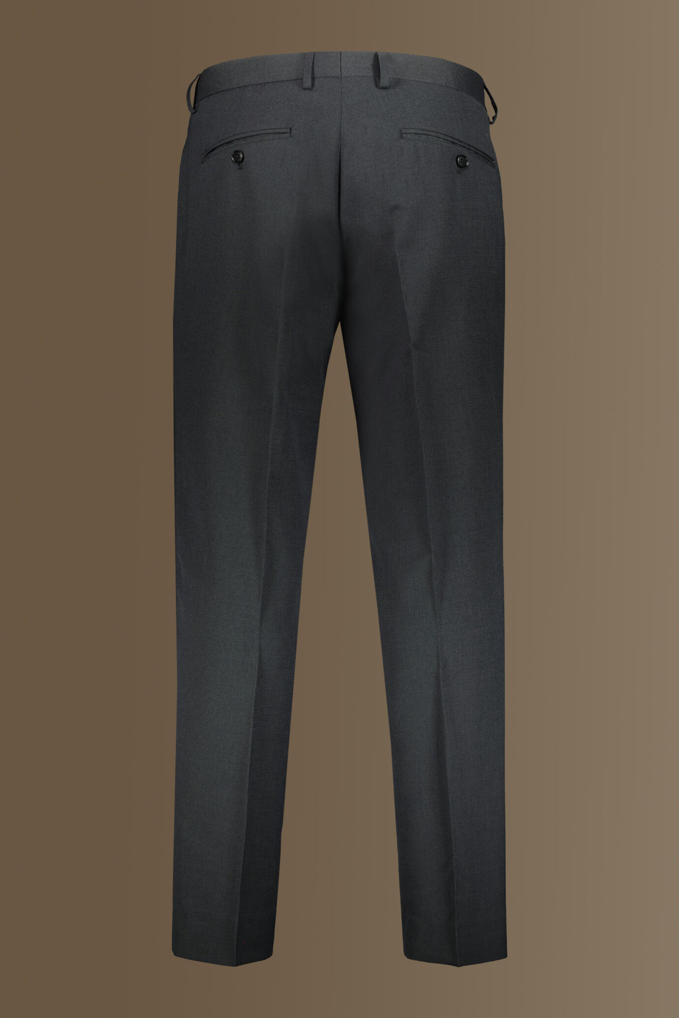 Single breasted suit flat trousers microfancy fabric image number 8