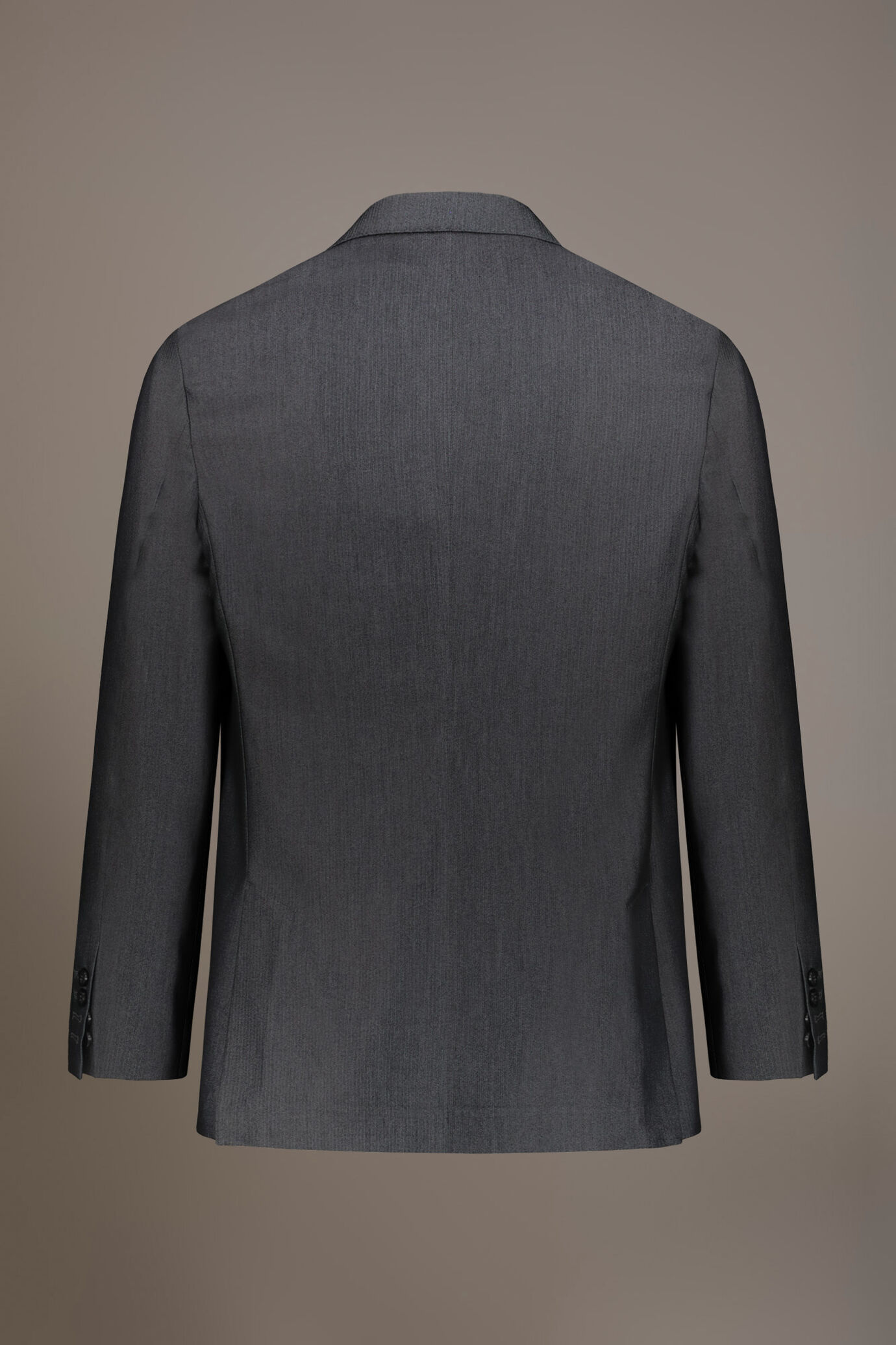 Single breasted suit flat trousers herringbone fabric image number 6