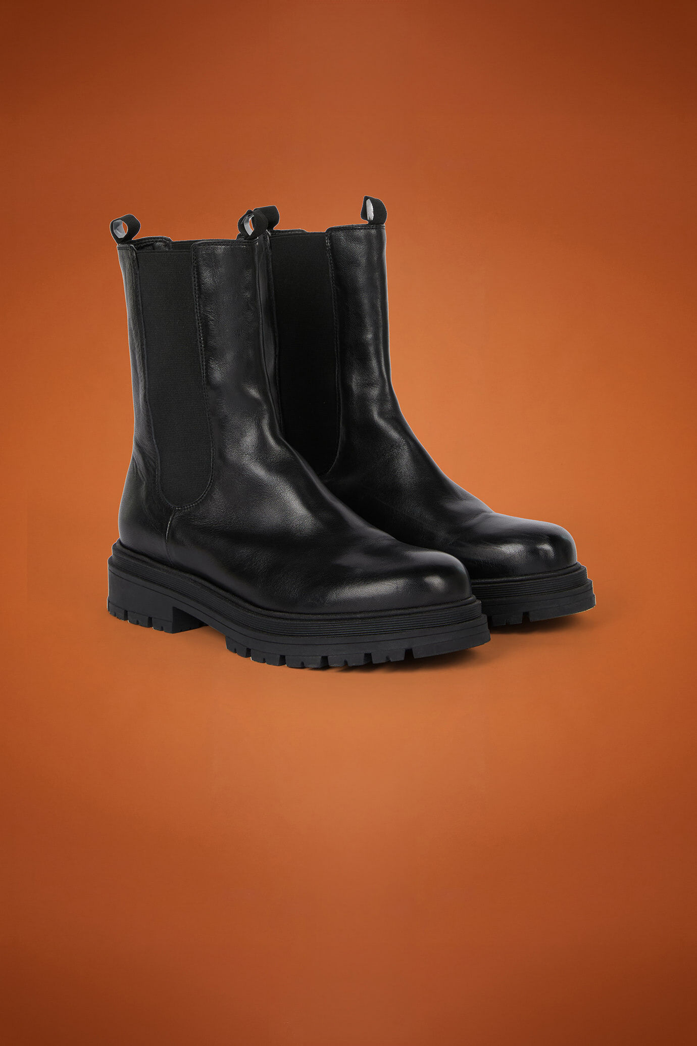 Chelsea Boots für Damen aus 100 % Echtleder mit Gummisohle image number 1