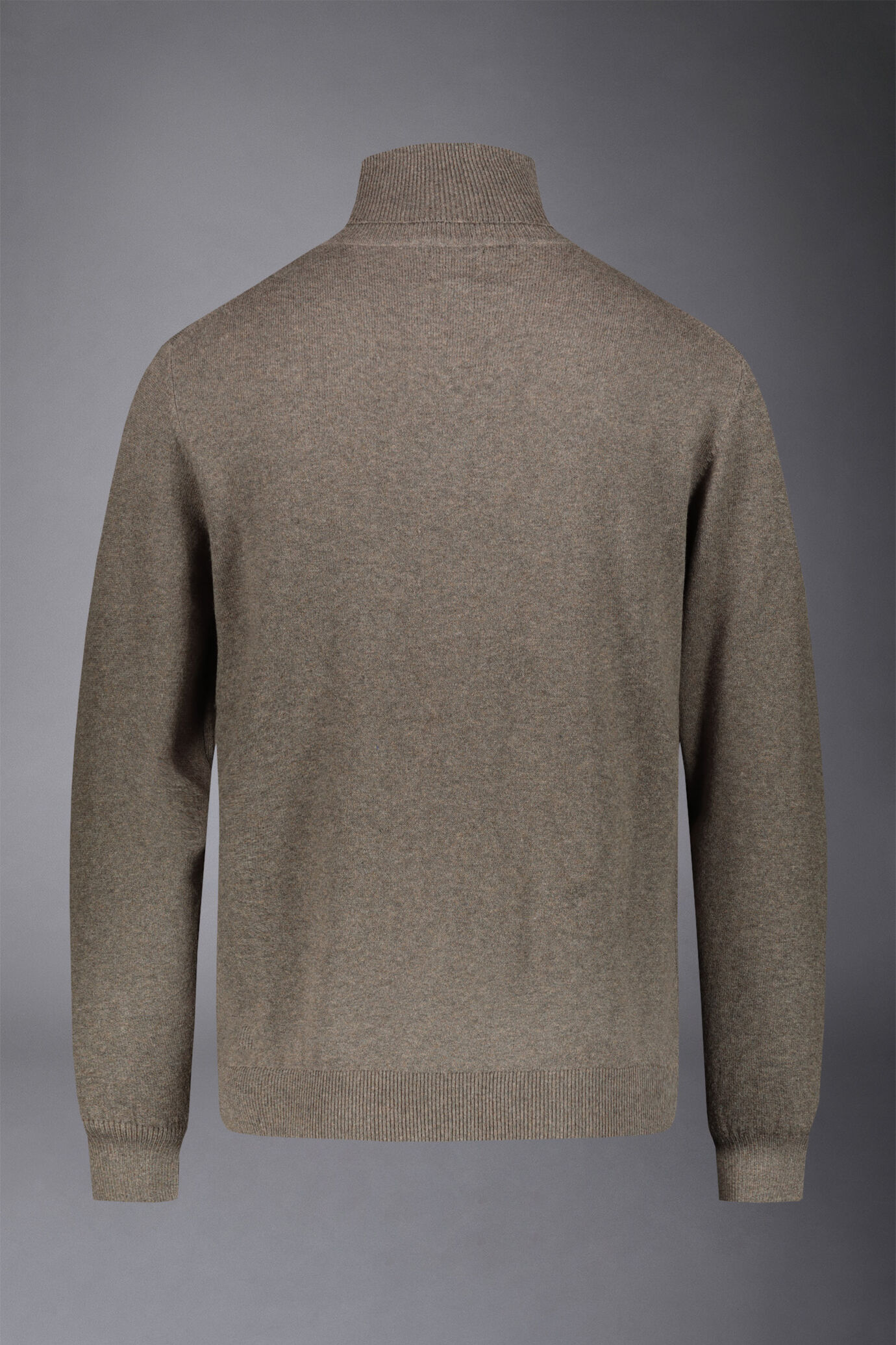 Rollkragenpullover aus Wolle und Baumwolle image number 4