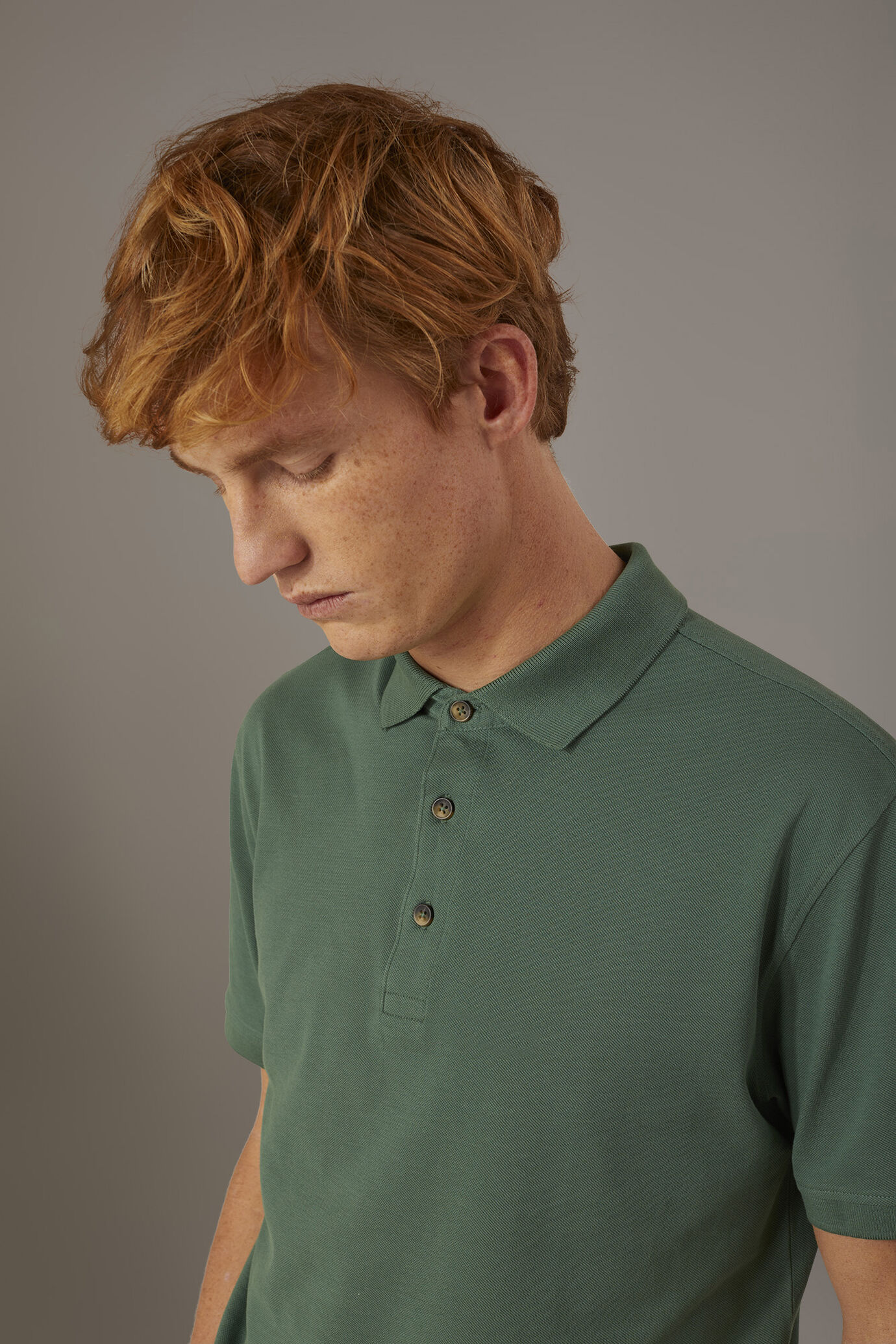 Kurzarm-Poloshirt 100% Baumwoll-Piqué image number 1