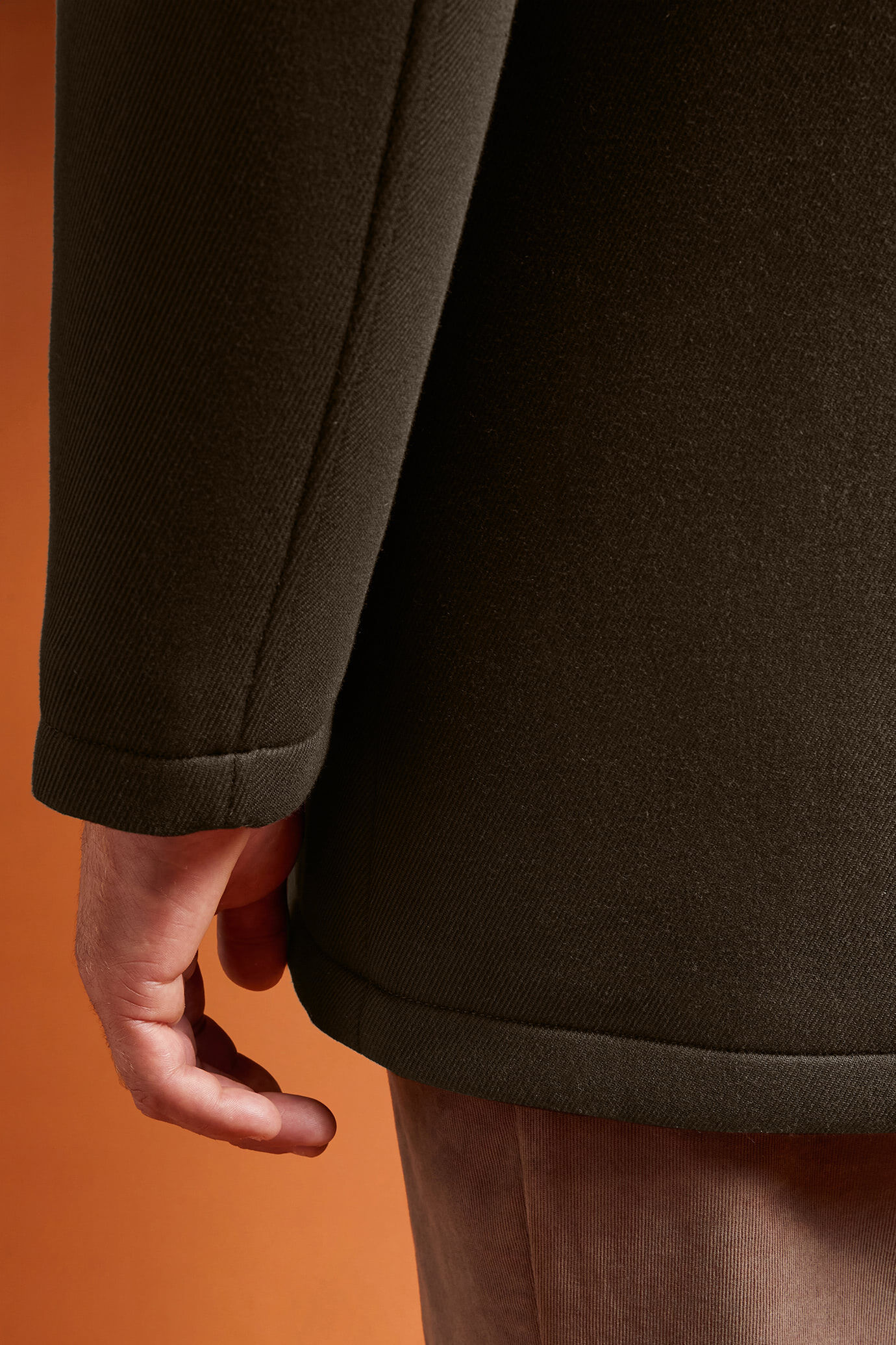 Gef&uuml;tterter Herrenmantel mit abnehmbarem Brustlatz in normaler Passform image number 2