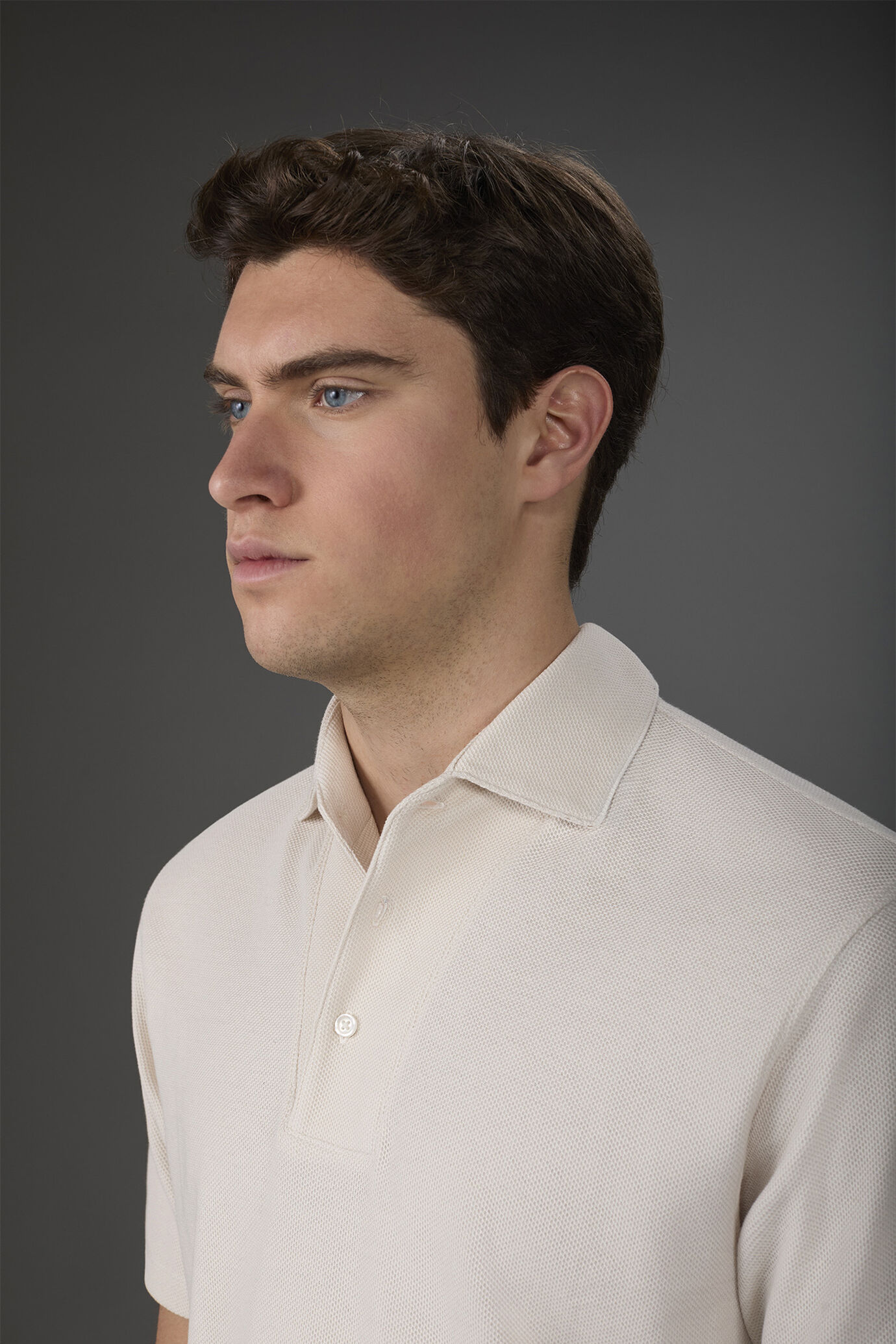 Polo uomo manica corta in 100% cotone giro inglese image number 2