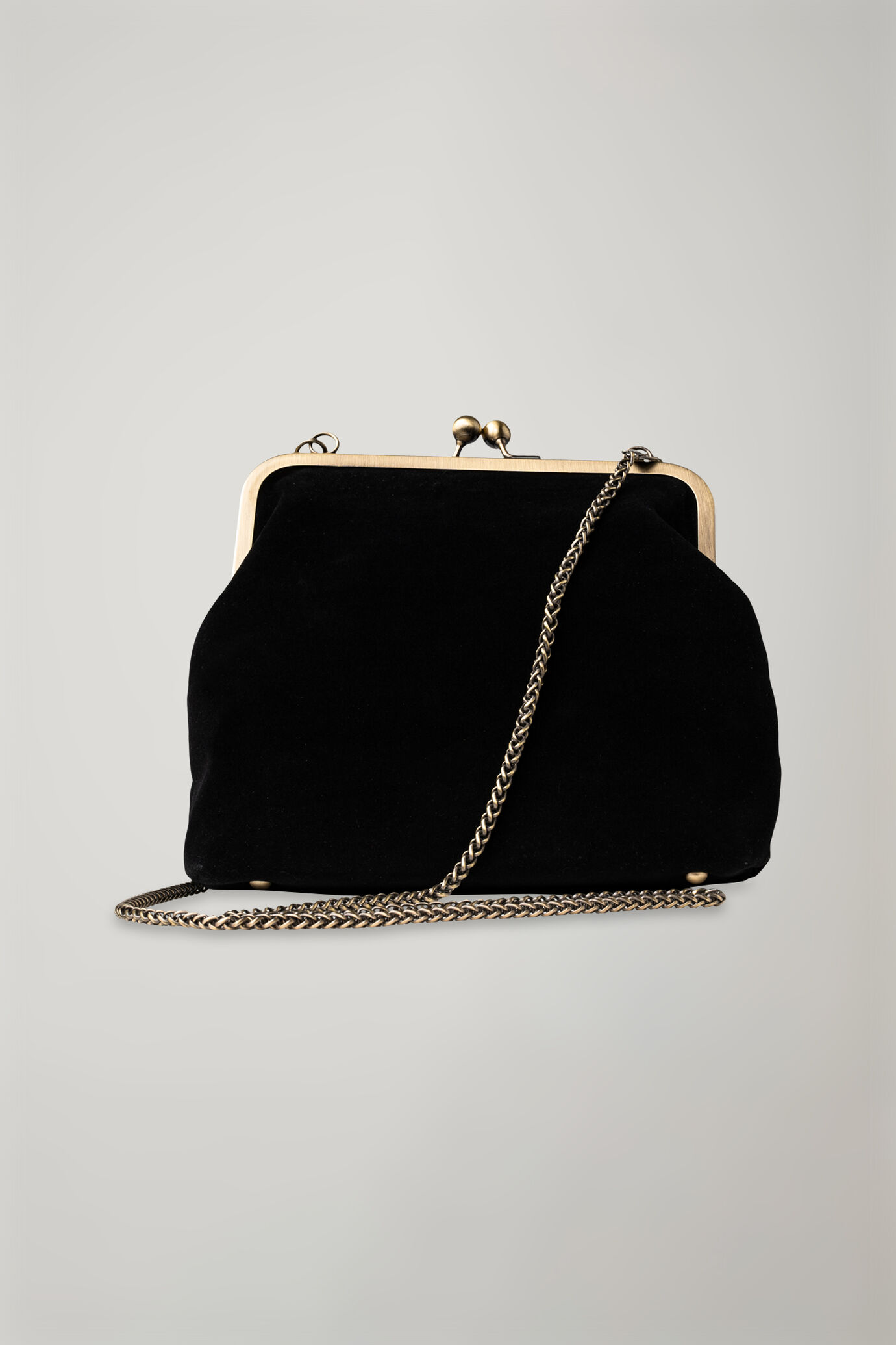 Borsa donna clutch in velluto image number 1