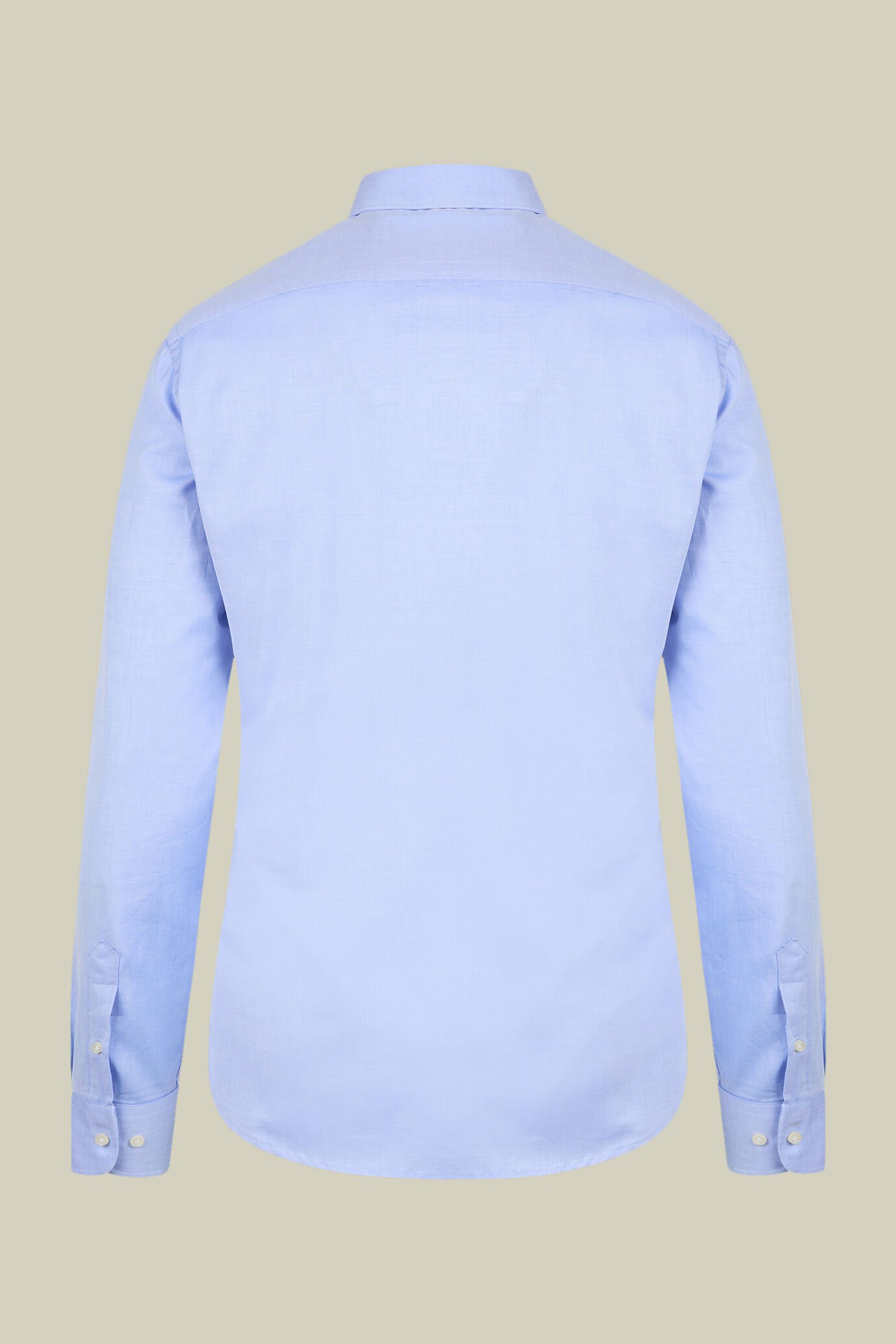 Klassisches Herrenhemd mit französischem Kragen aus glattem Twill image number 5