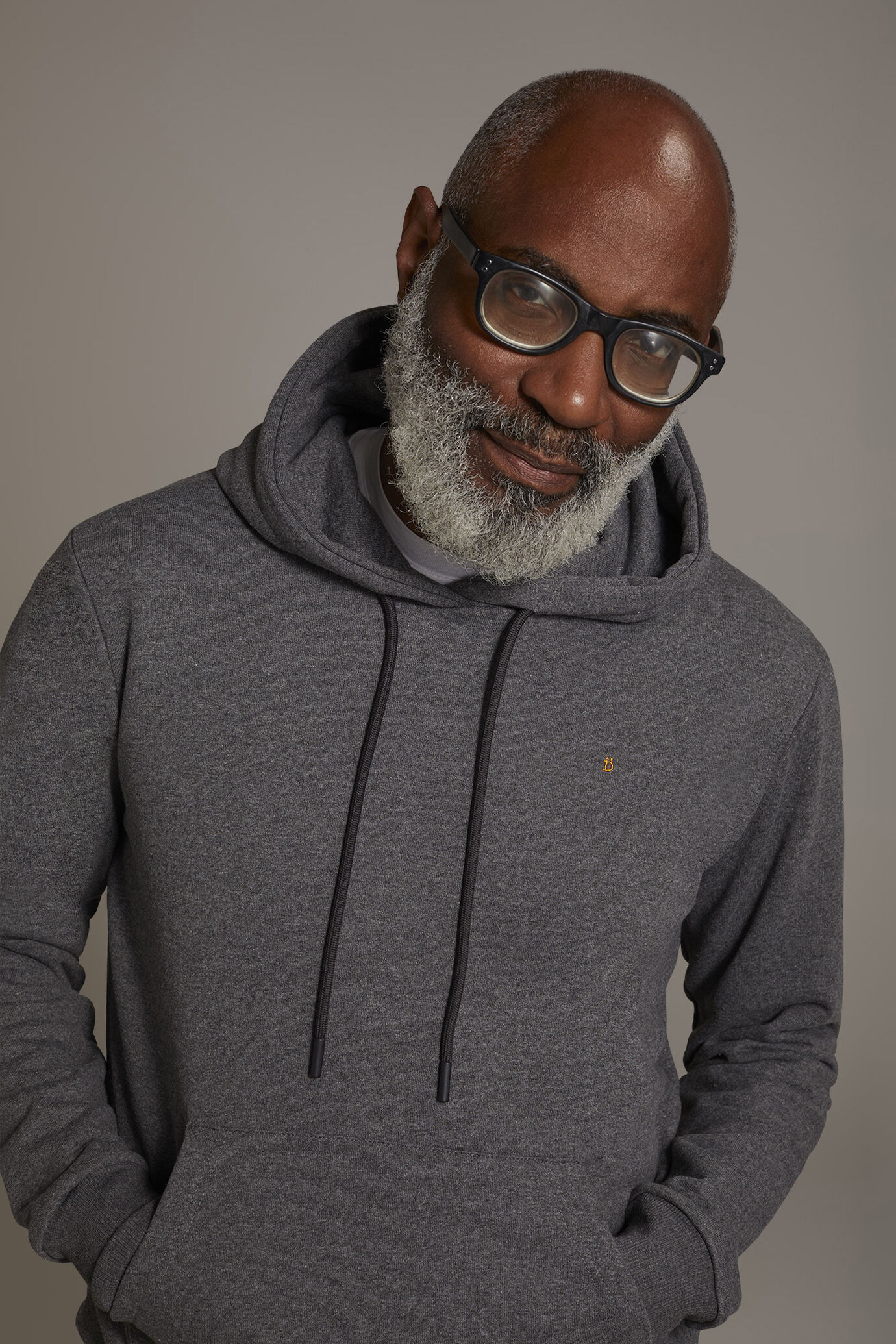 Felpa con cappuccio 100% cotone made in Italy image number 2