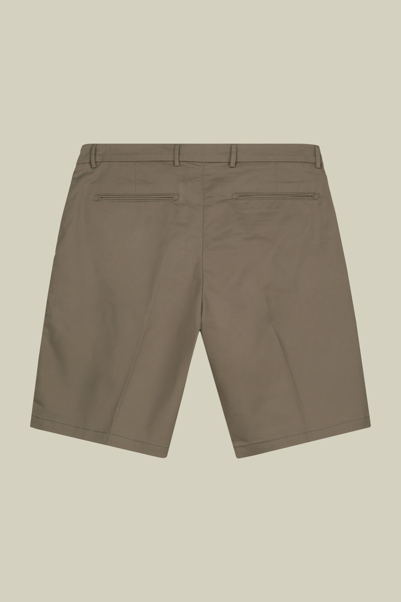 Bermuda classique pour homme, en sergé
