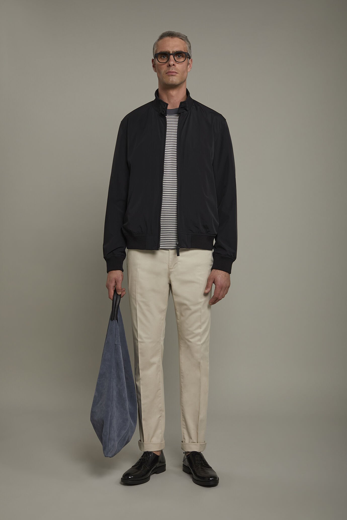 Giubbino uomo foderato comfort fit