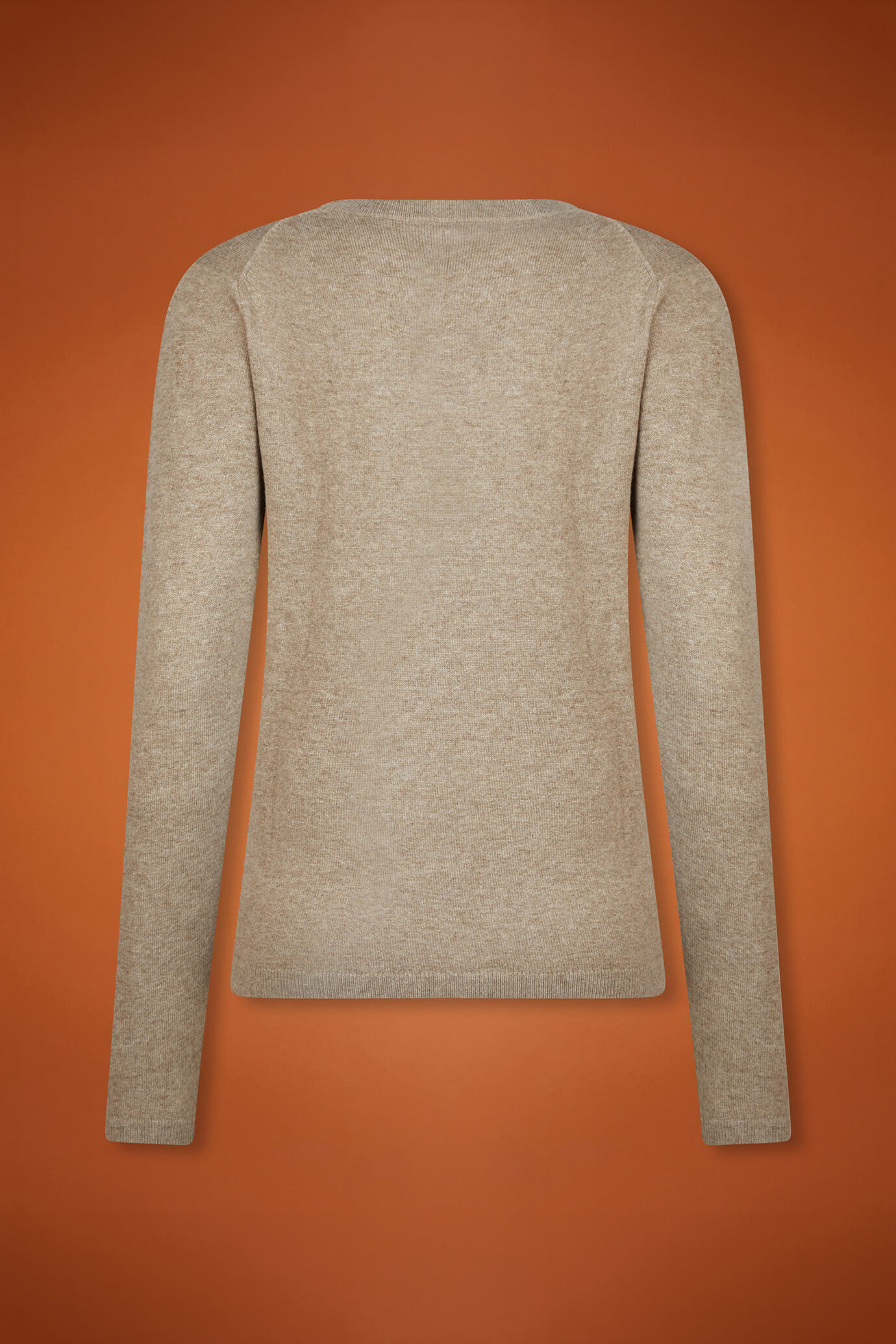 Women's regular fit crew neck jumper in a blend of wool and cashmere image number 5