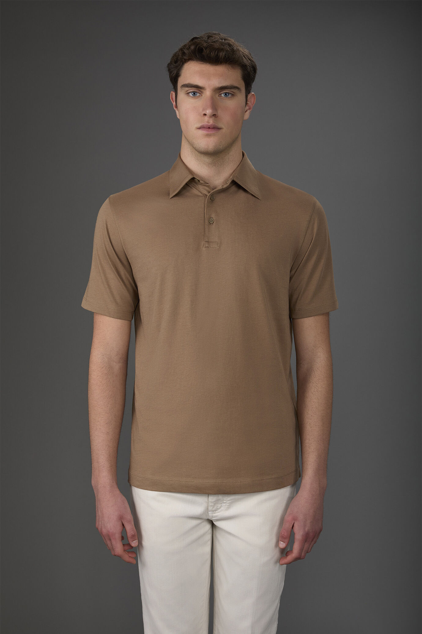 Kurzarm-Poloshirt für Herren aus 100% Bio-Baumwolle image number 0