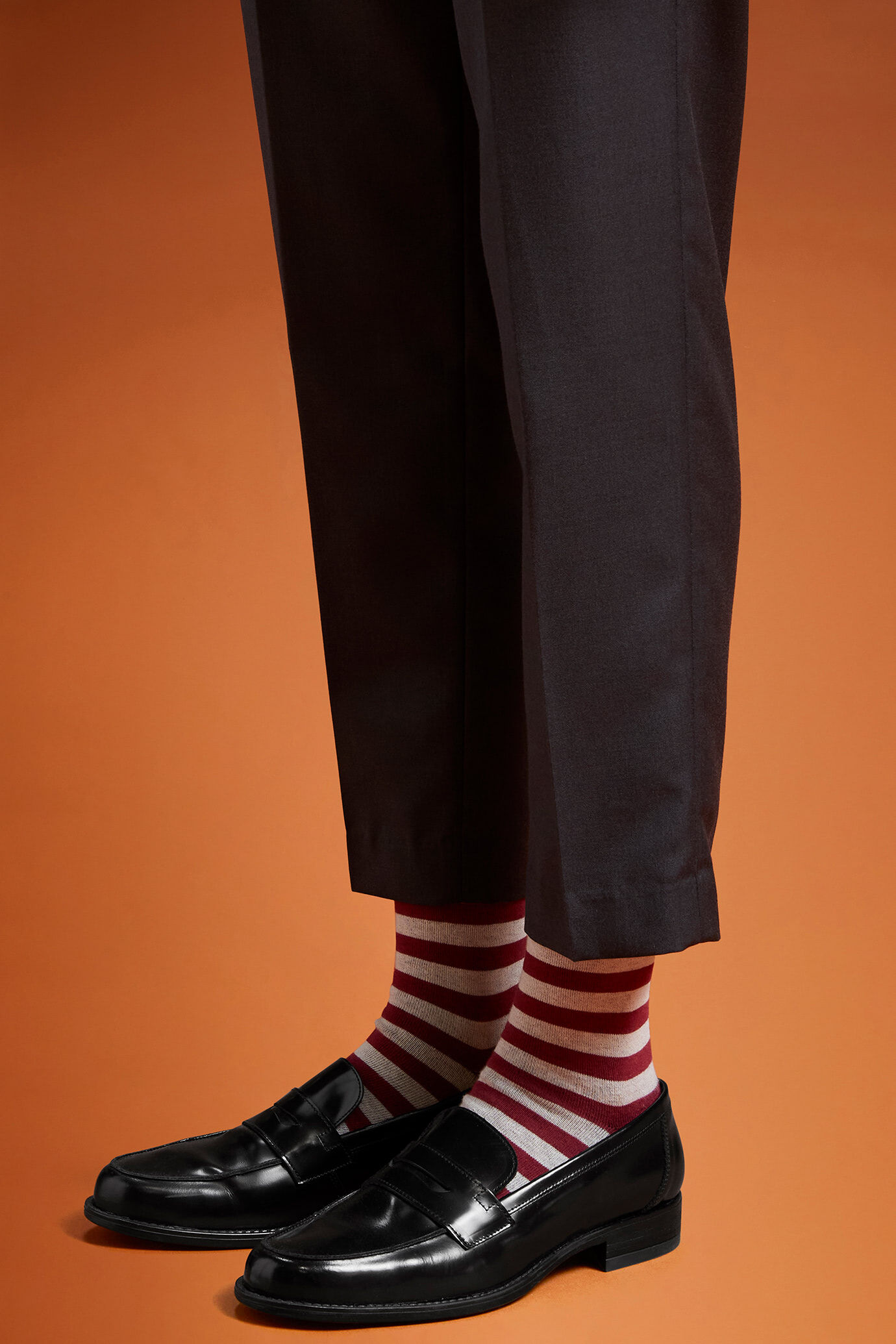 Mocassino classico donna 100% vera pella e fondo in gomma image number 4