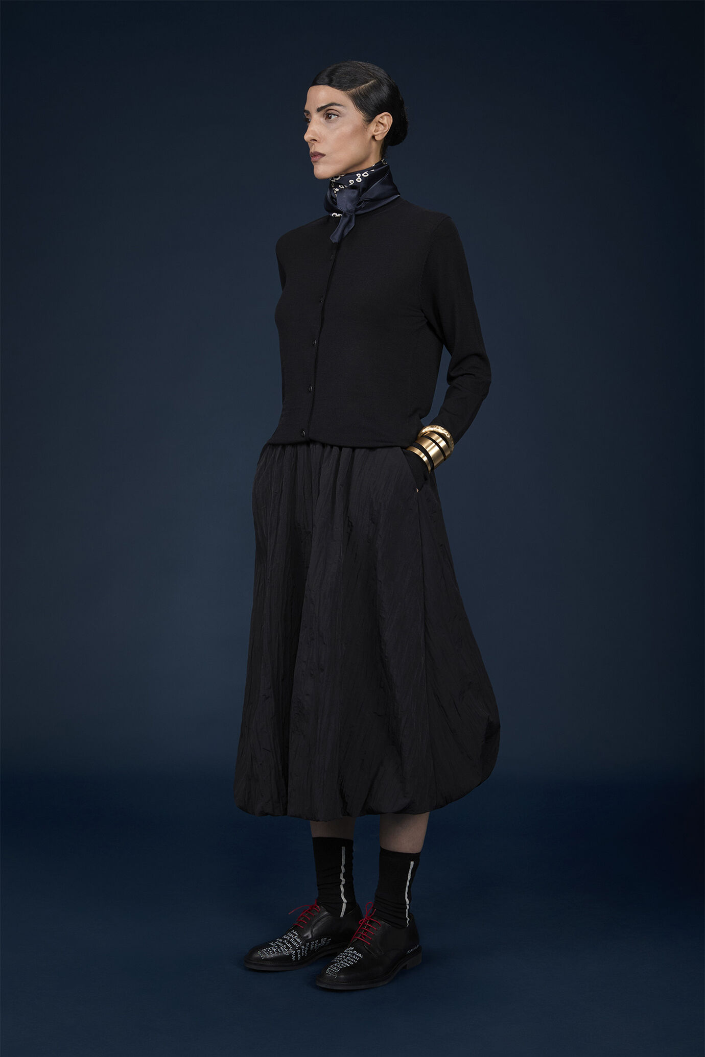 Cardigan donna girocollo image number 0