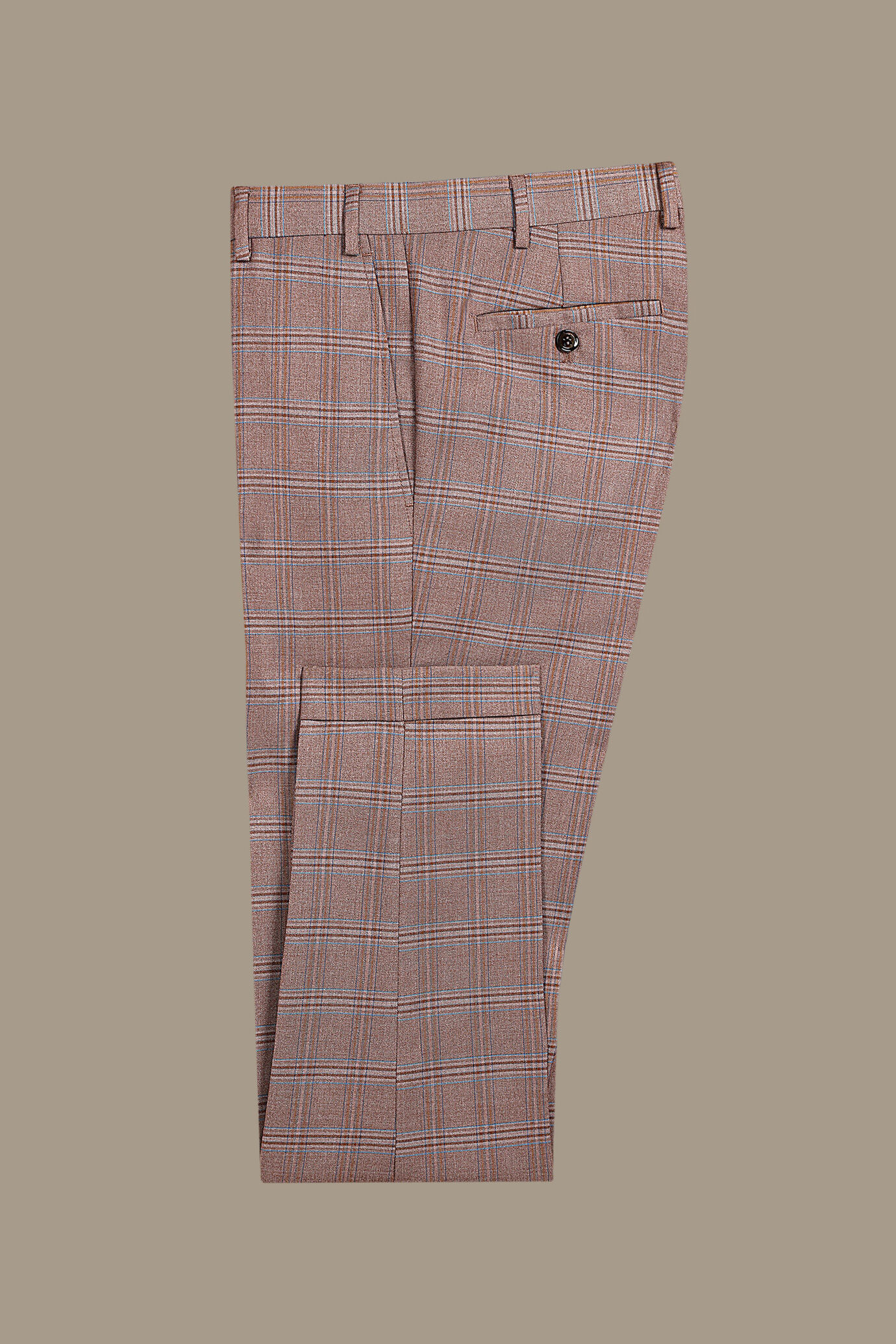 Abito monopetto in check image number 5