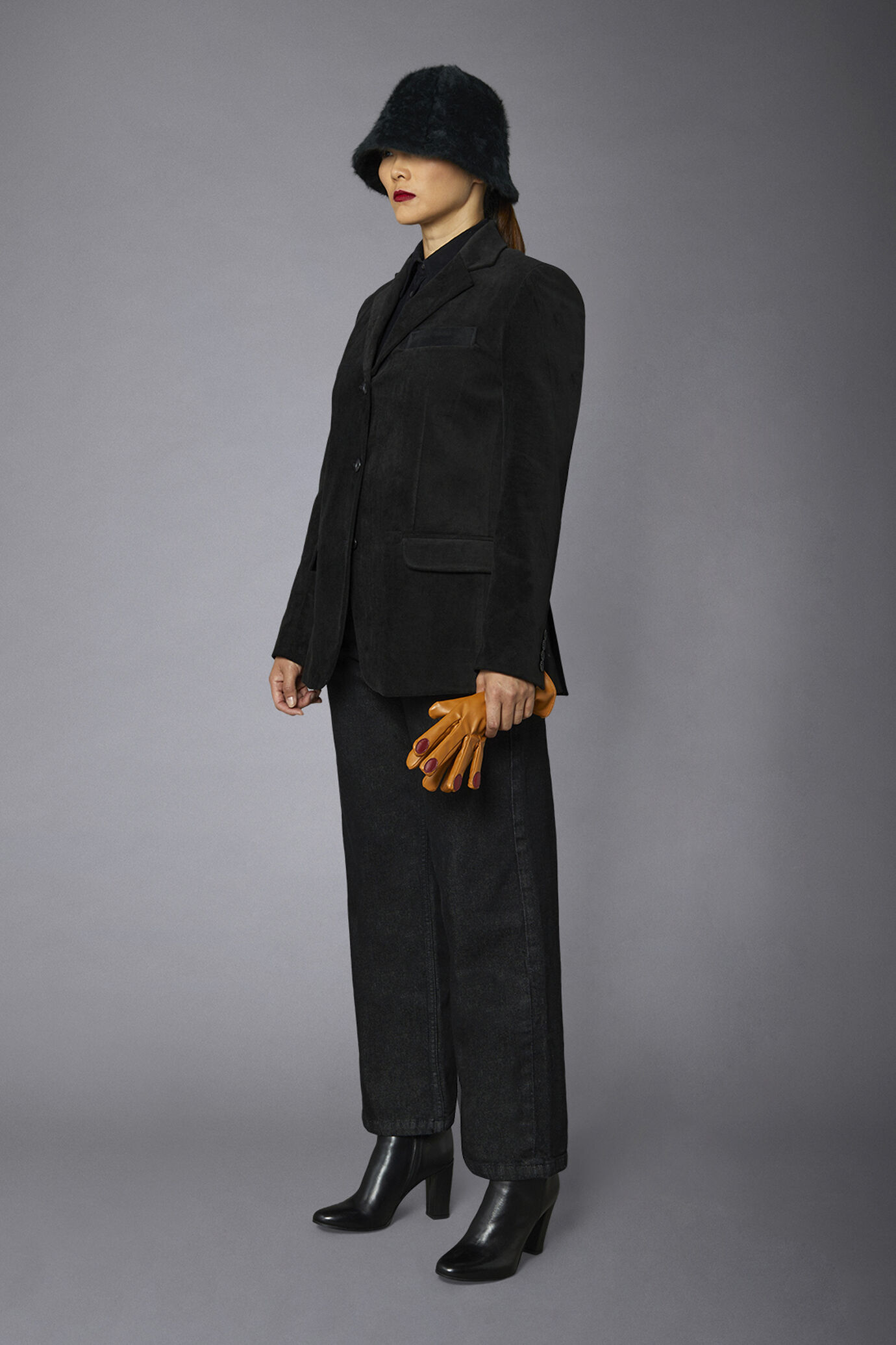 Giacca donna monopetto in cotone image number 1