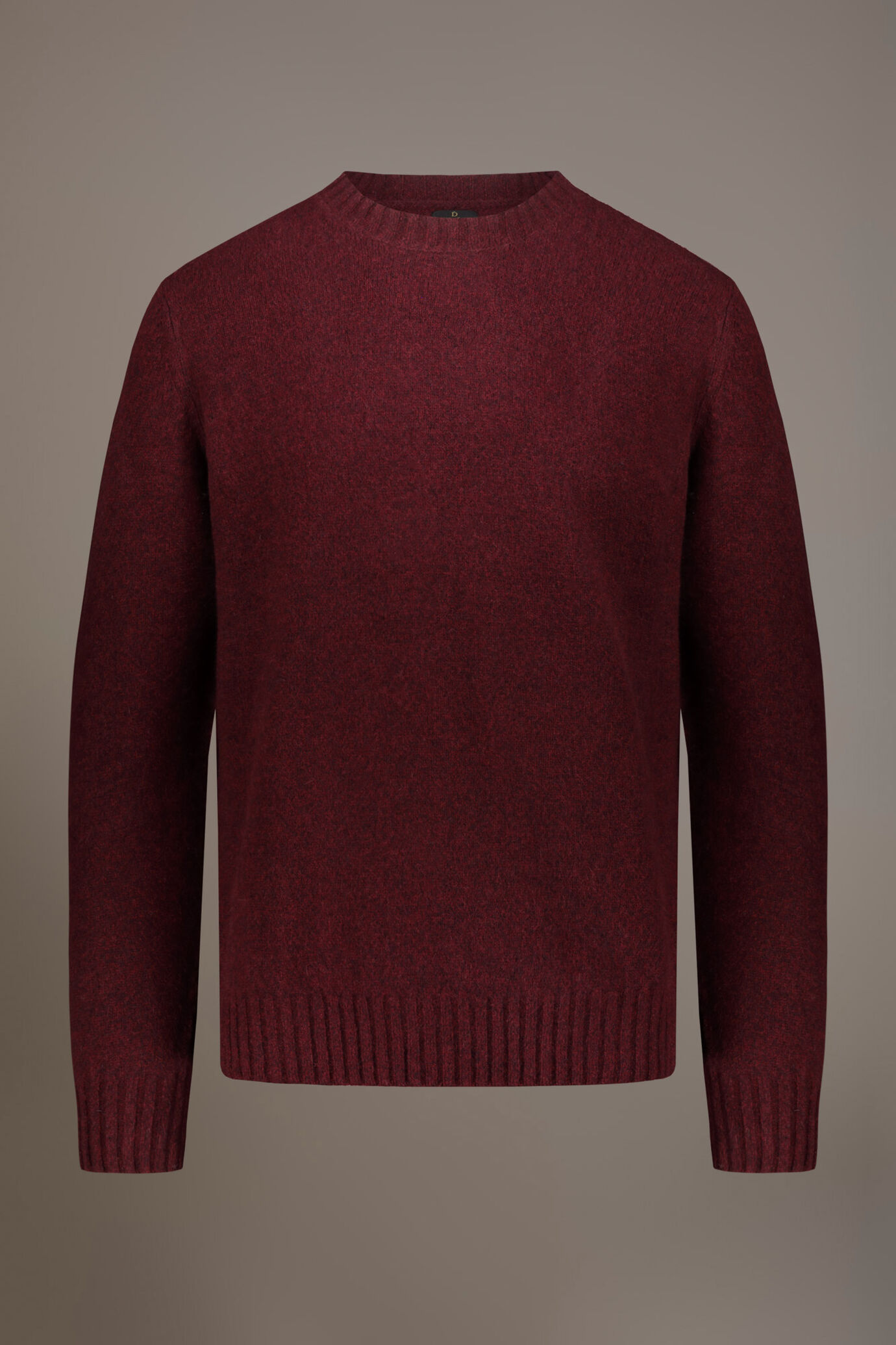 Lambswool blend round neck sweater image number 4