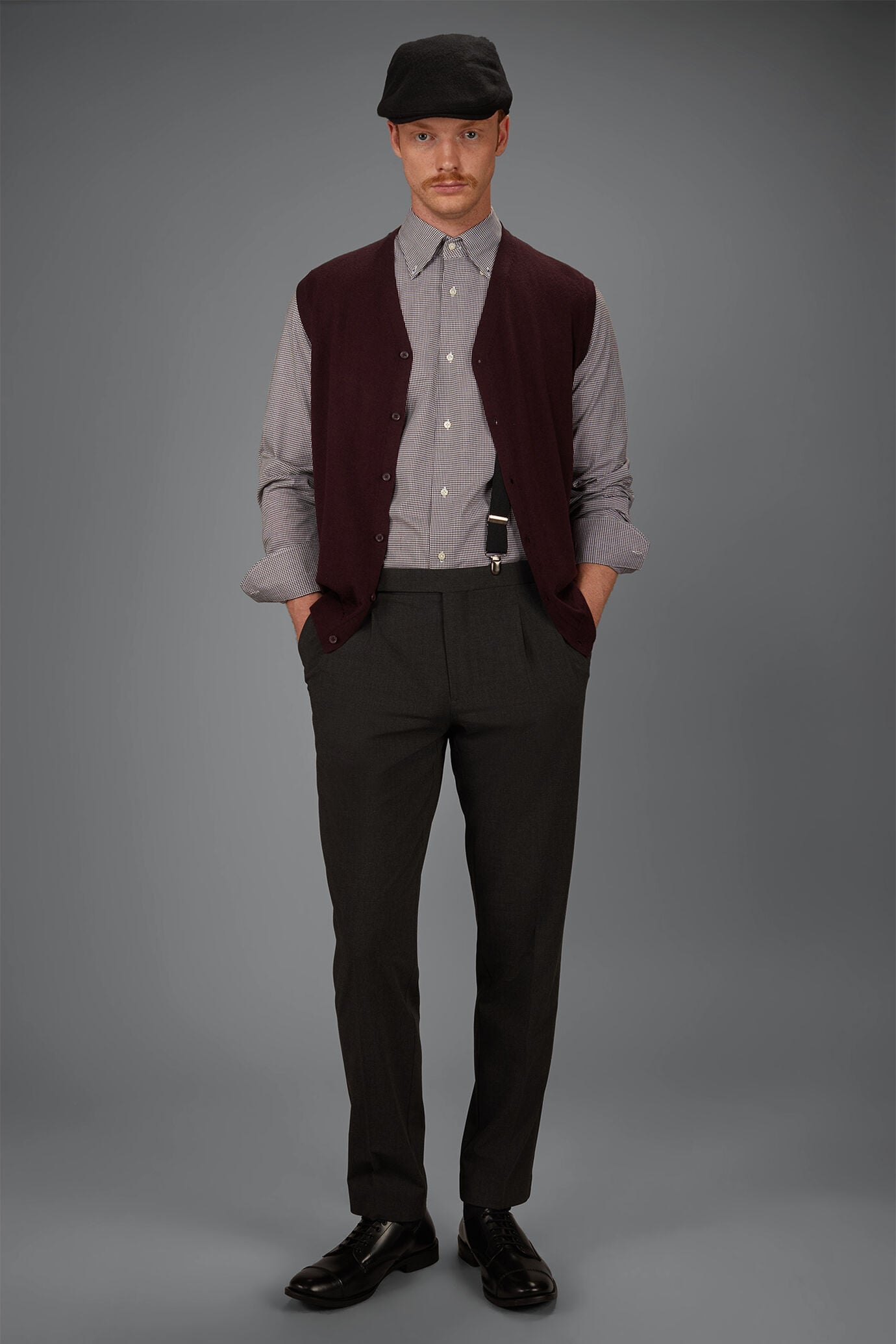 Herrenhose aus Bi-Stretch-M&eacute;lange im Comfort-Fit image number 0