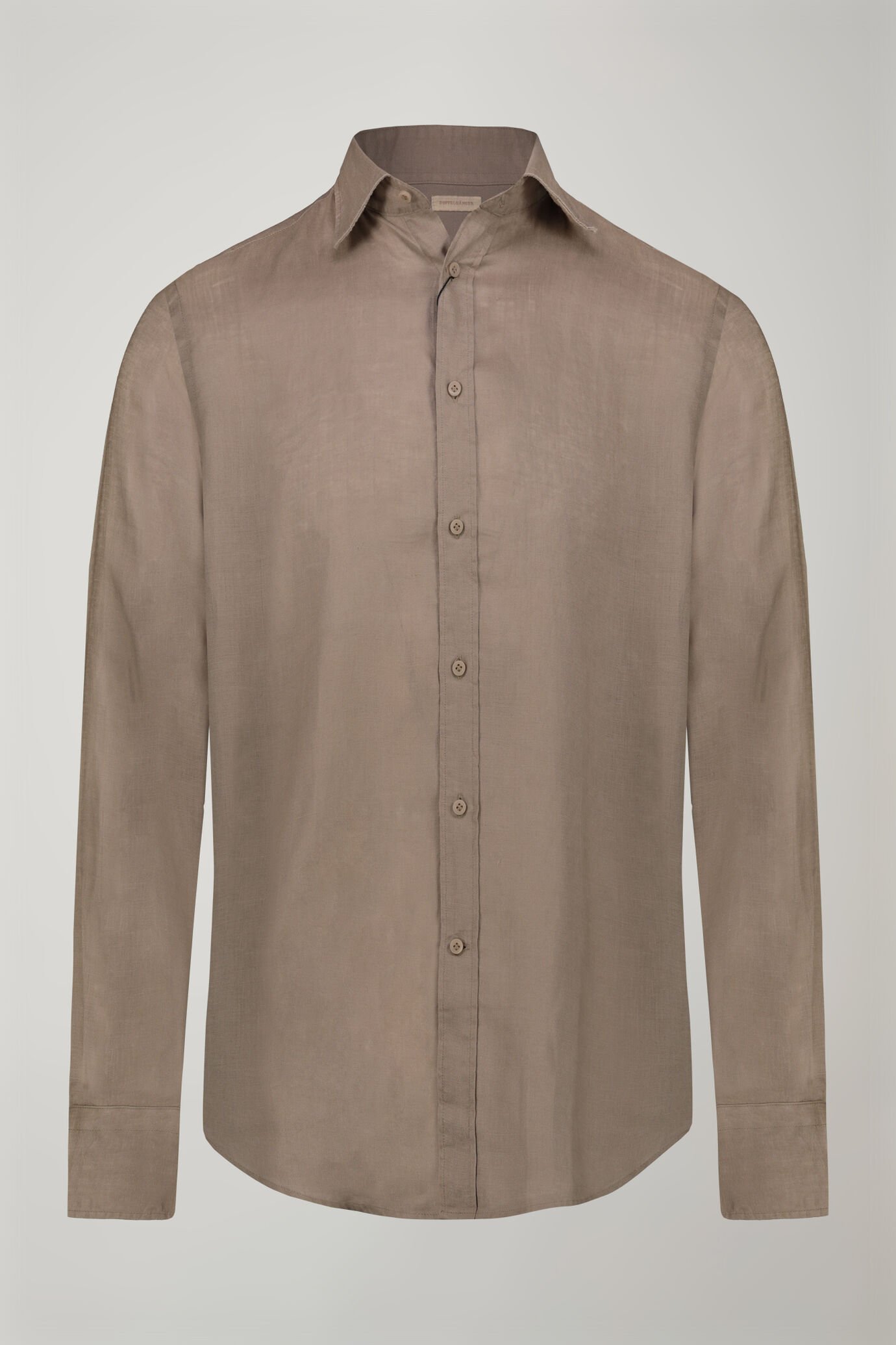 Herren-Freizeithemd mit klassischem Kragen aus 100 % Leinen in bequemer Passform image number 5