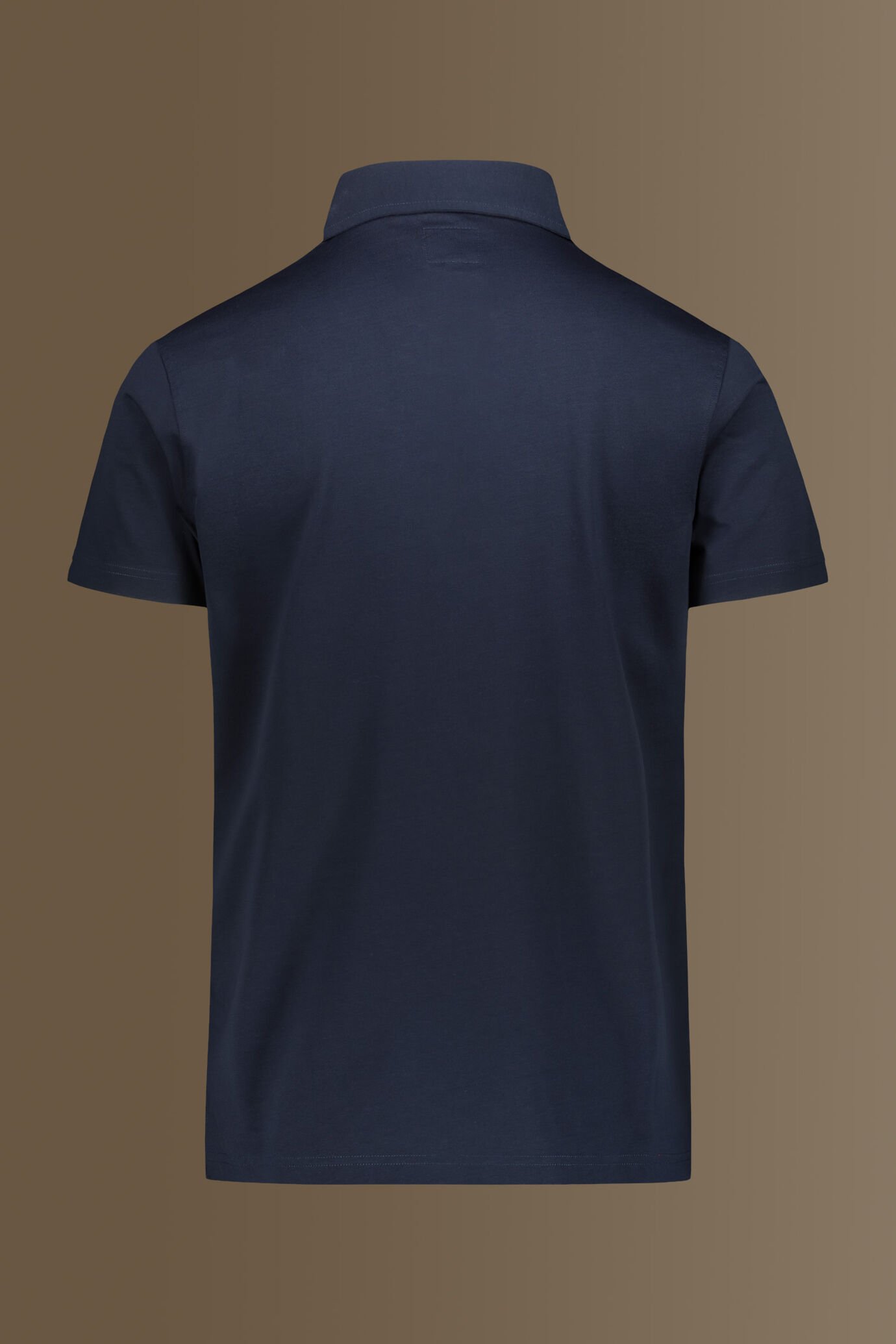 Short sleeves polo pure cotton jersey image number 4