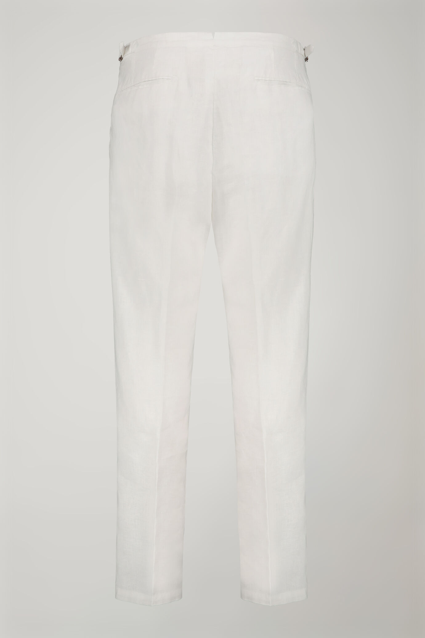 Herrenhose mit doppeltem Abn&auml;her aus 100 % Leinen in bequemer Passform image number 5