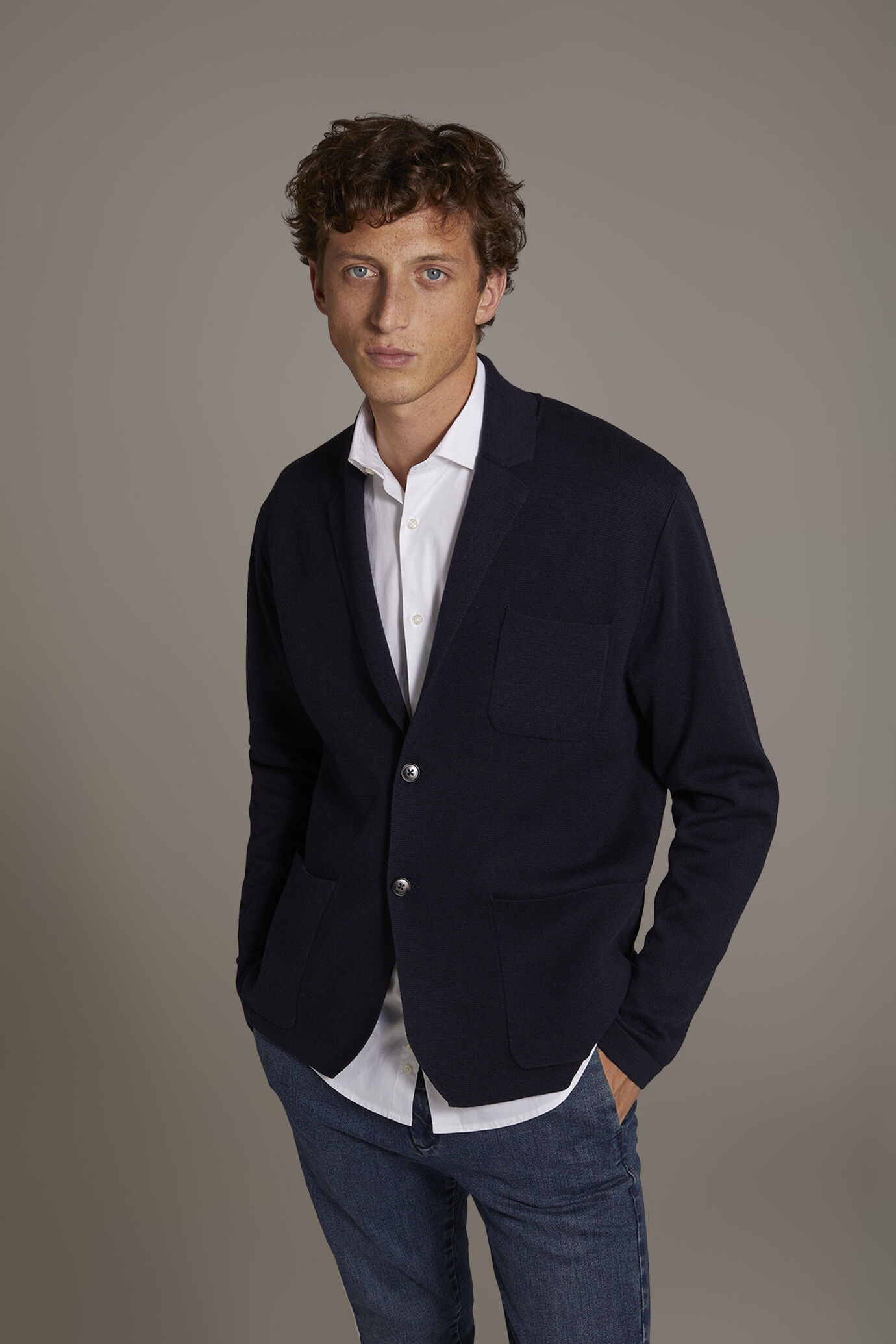 Cardigan in misto cotone image number 1