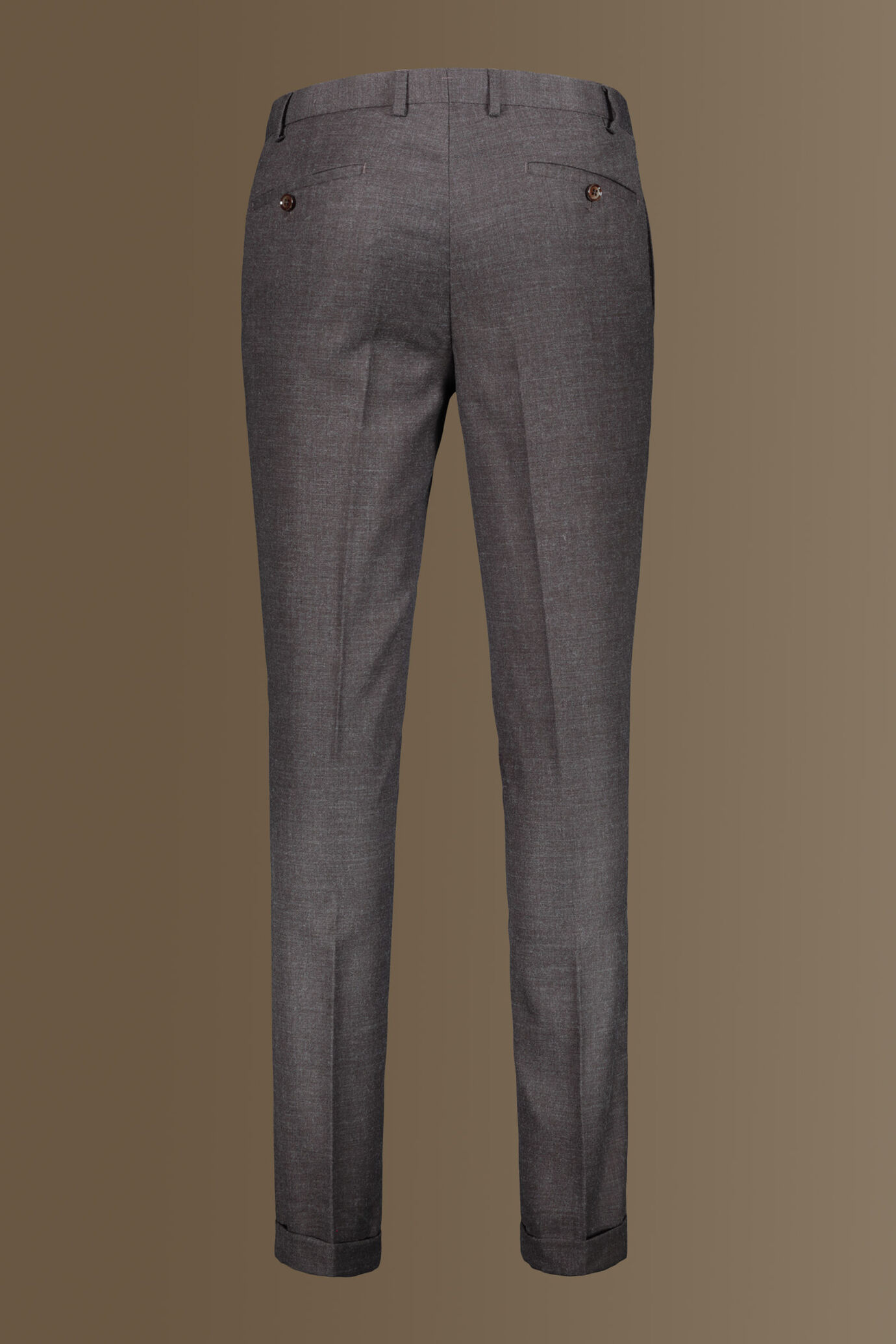 Abito monopetto uomo tinta unita pantalone con pinces image number 8