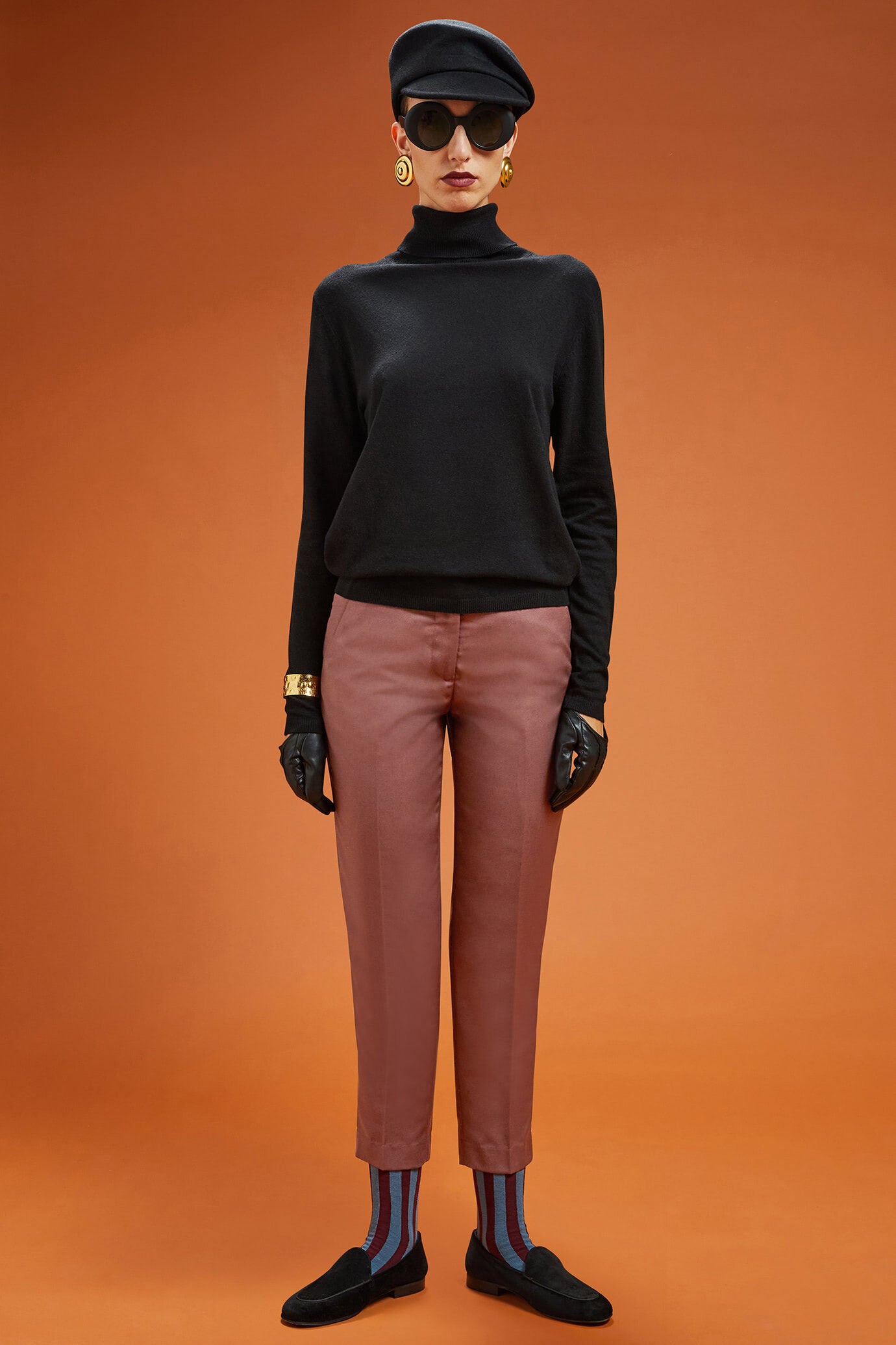 Pantalone chino classico donna regular fit image number 0